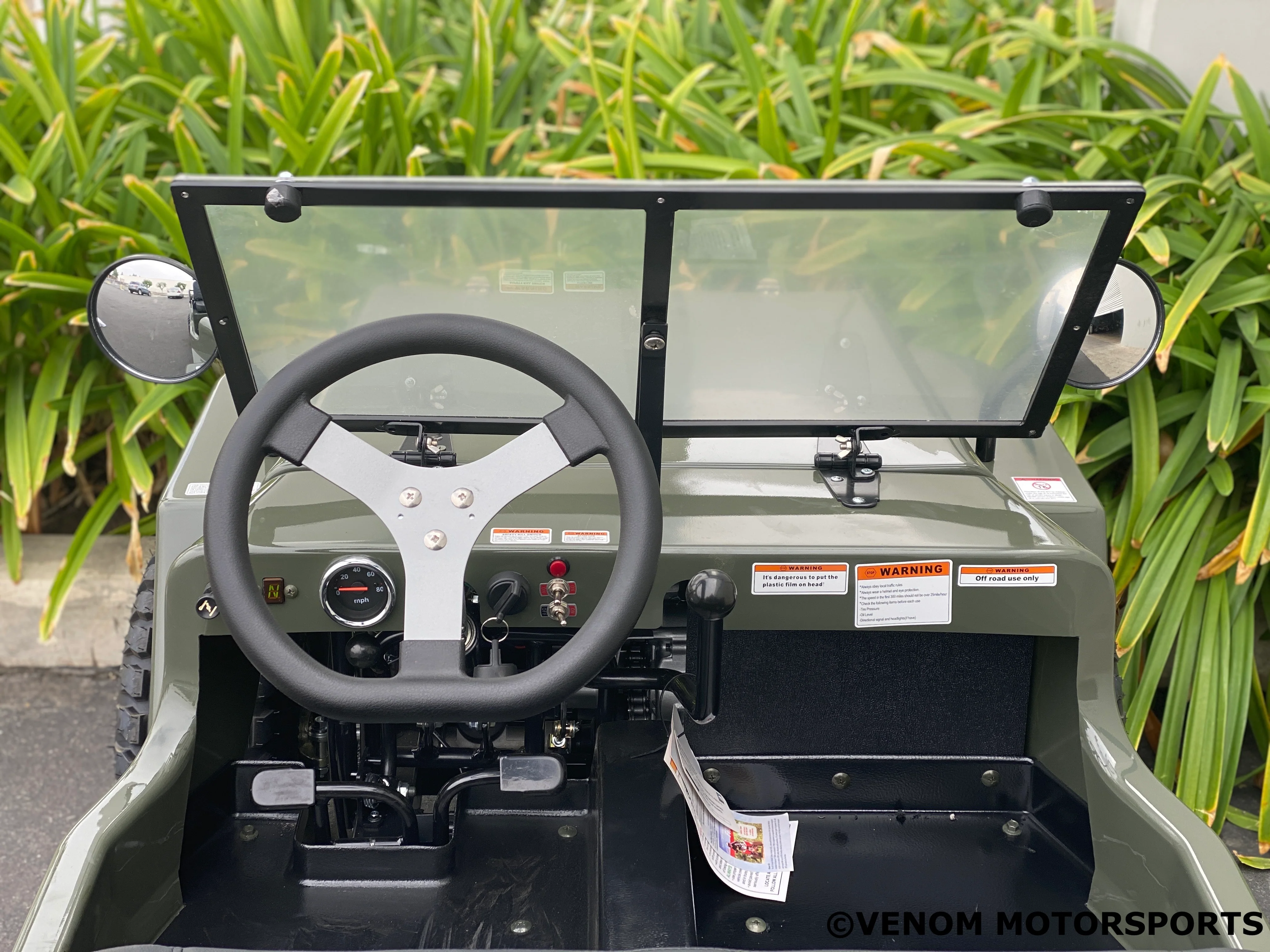 Thunderbird 125cc Mini Jeep | Willys Edition | PAZ125-1 | 3-Speed - Image 11