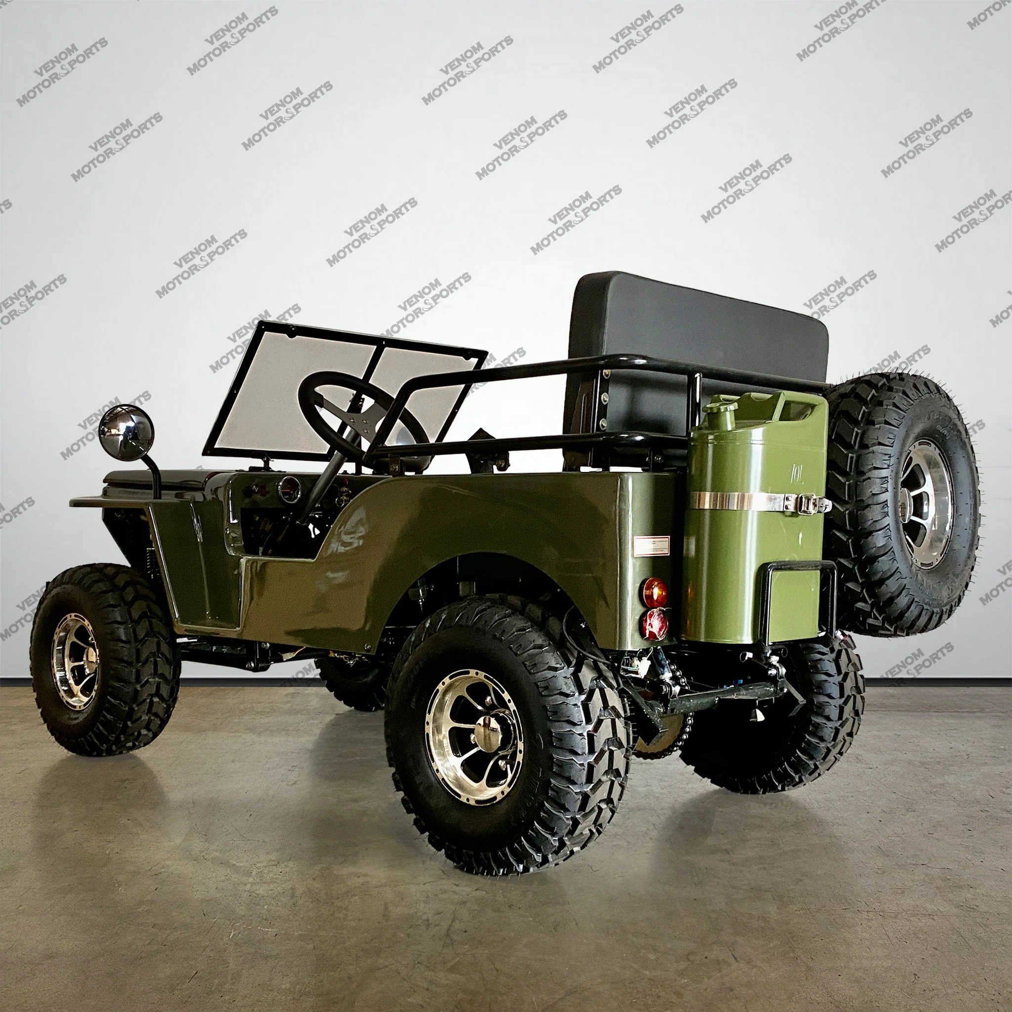 Thunderbird 125cc Mini Jeep | Willys Edition | PAZ125-1 | 3-Speed - Image 4