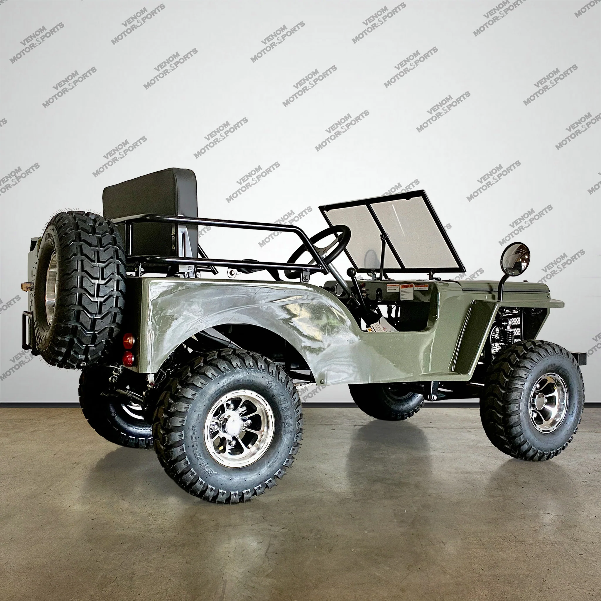 Thunderbird 125cc Mini Jeep | Willys Edition | PAZ125-1 | 3-Speed - Image 6