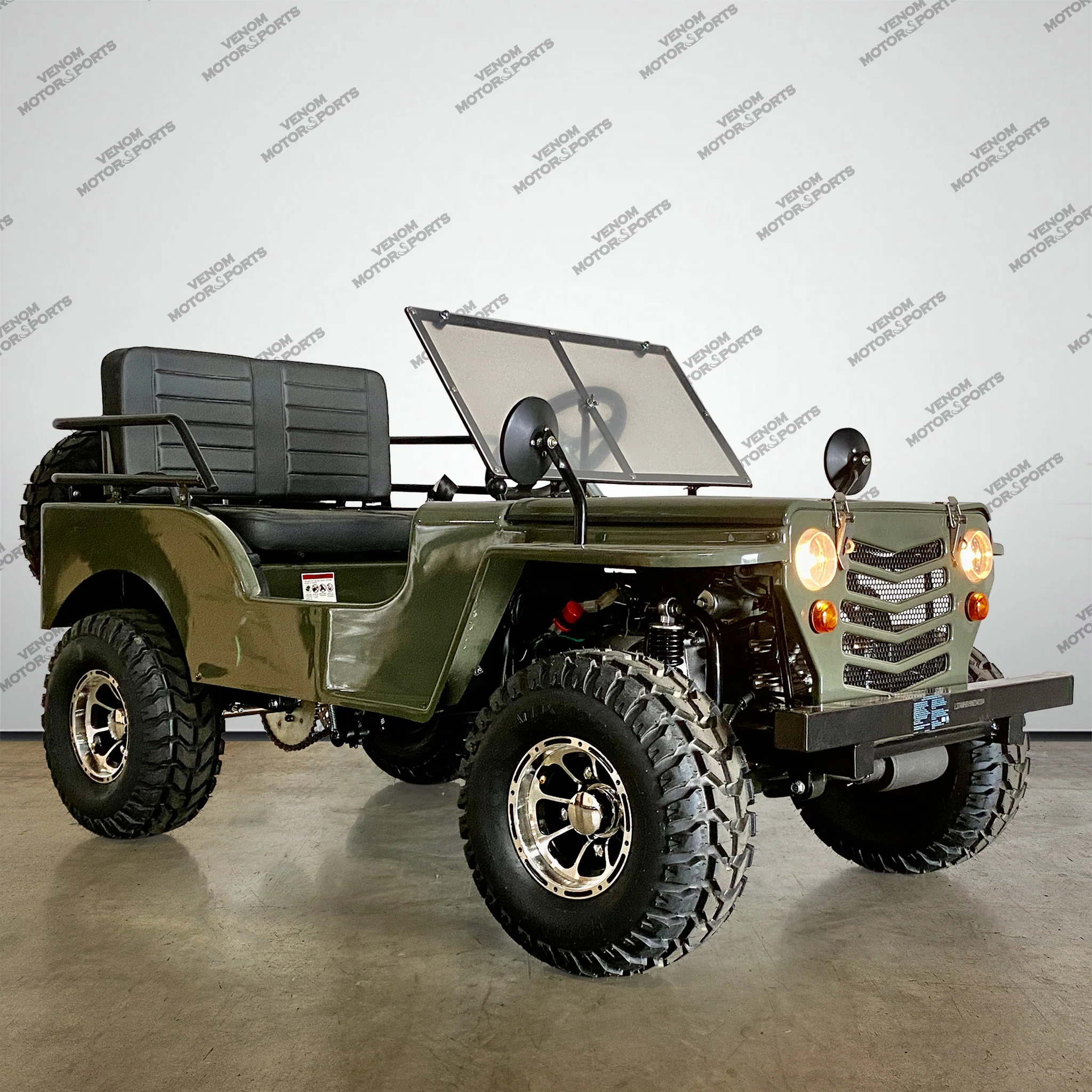 Thunderbird 125cc Mini Jeep | Willys Edition | PAZ125-1 | 3-Speed - Image 8