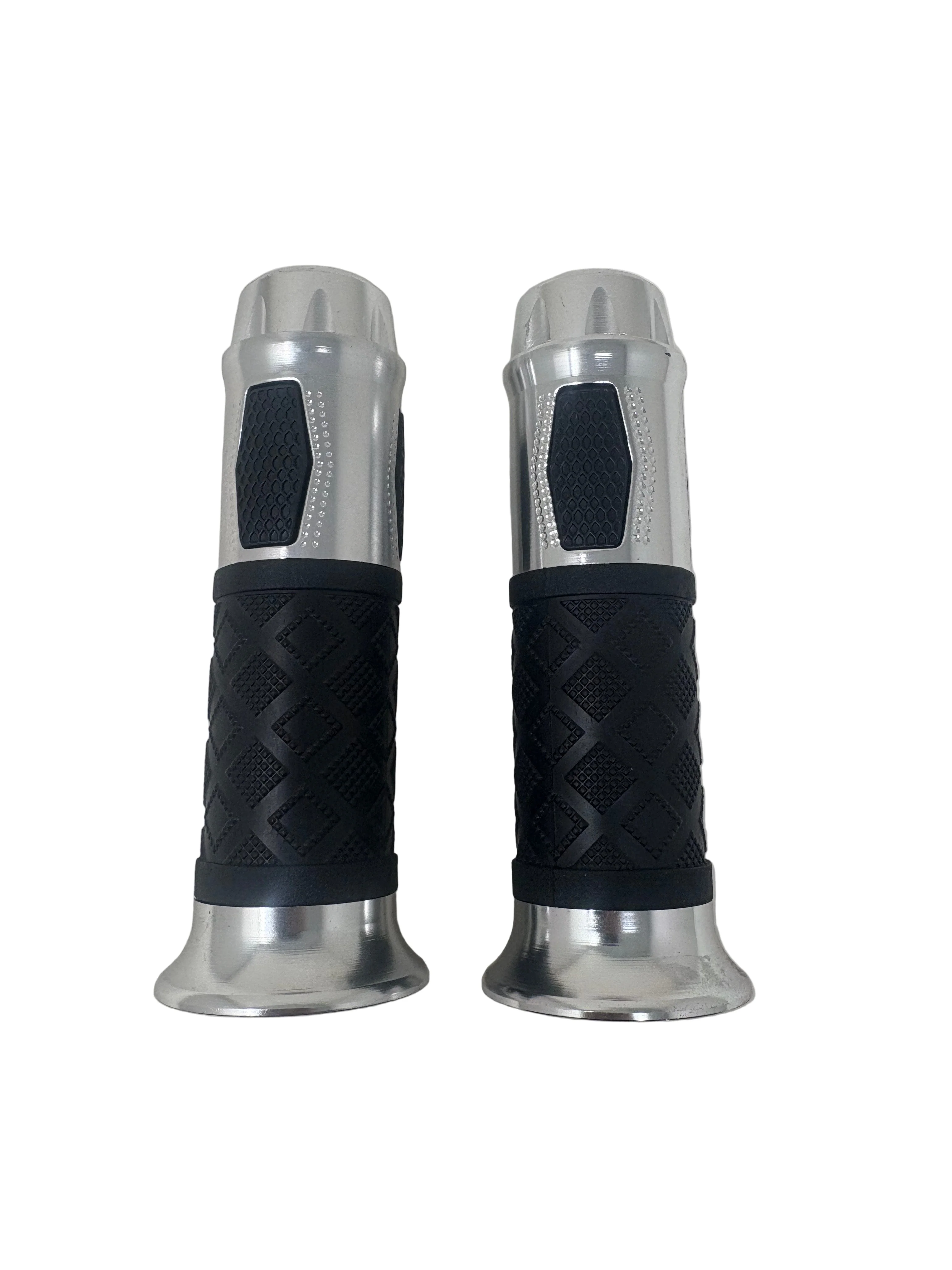 1500w E-Grizzly 48V ATV | Hand Grips (Silver) (SET) (EA07-140202B) - Image 2