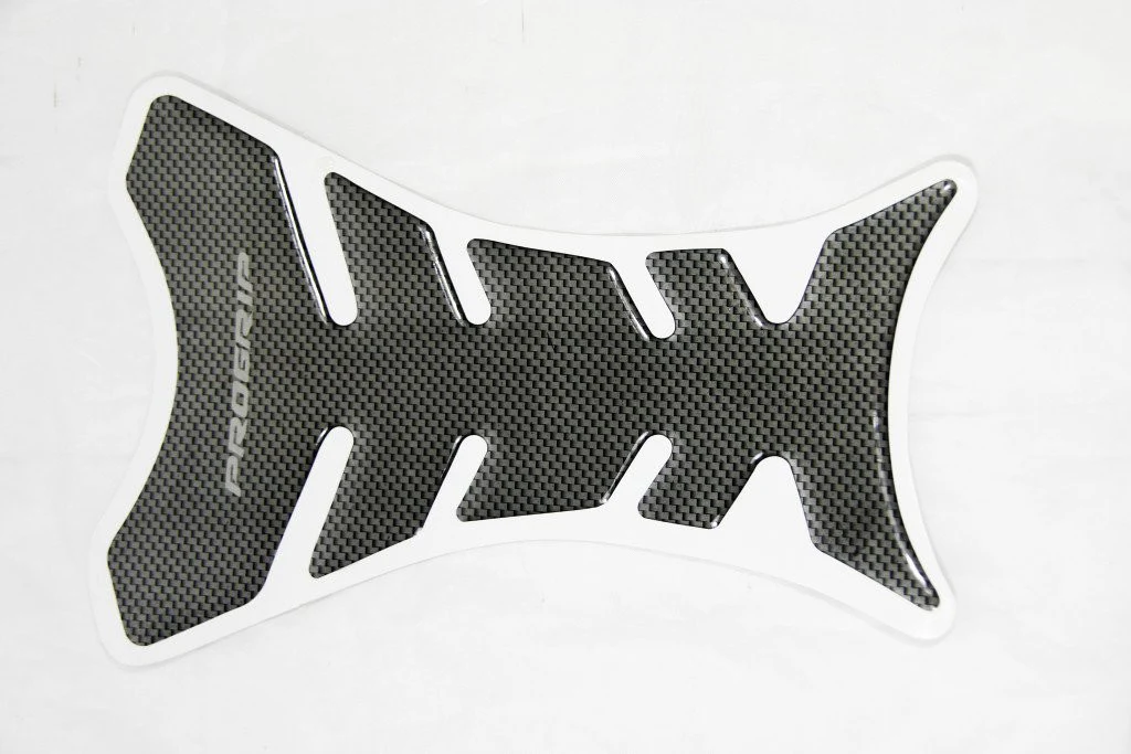 3D Carbon Fiber Look Motorcycle Sport Tank Gas Protector - Image 3