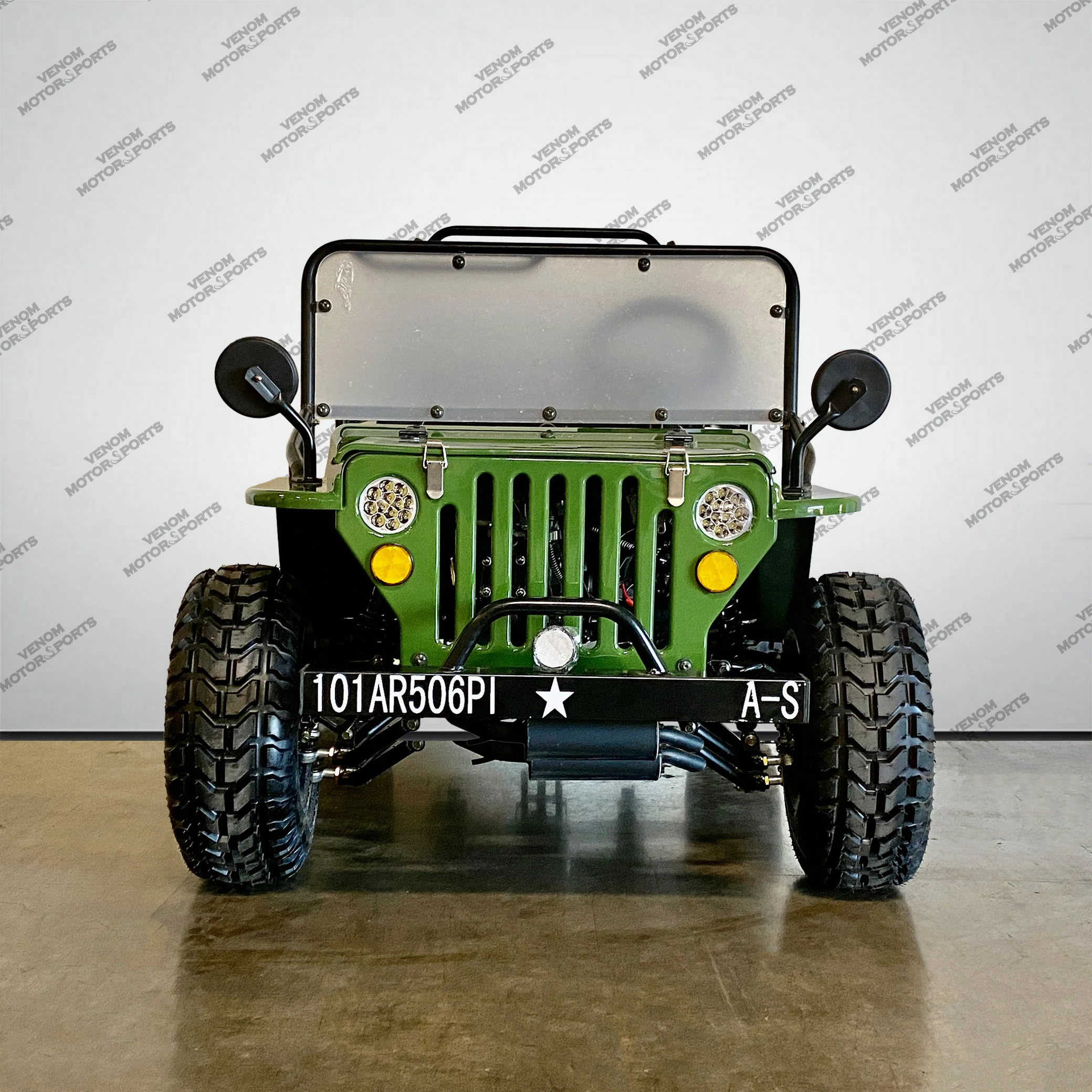 Venom 125cc Mini Jeep | Willys Edition | 3-Speed | Off Road - Image 23