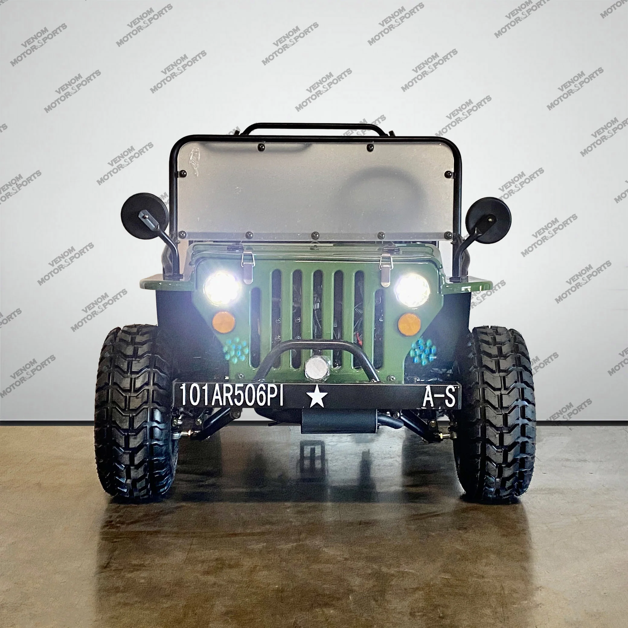 Venom 125cc Mini Jeep | Willys Edition | 3-Speed | Off Road - Image 22