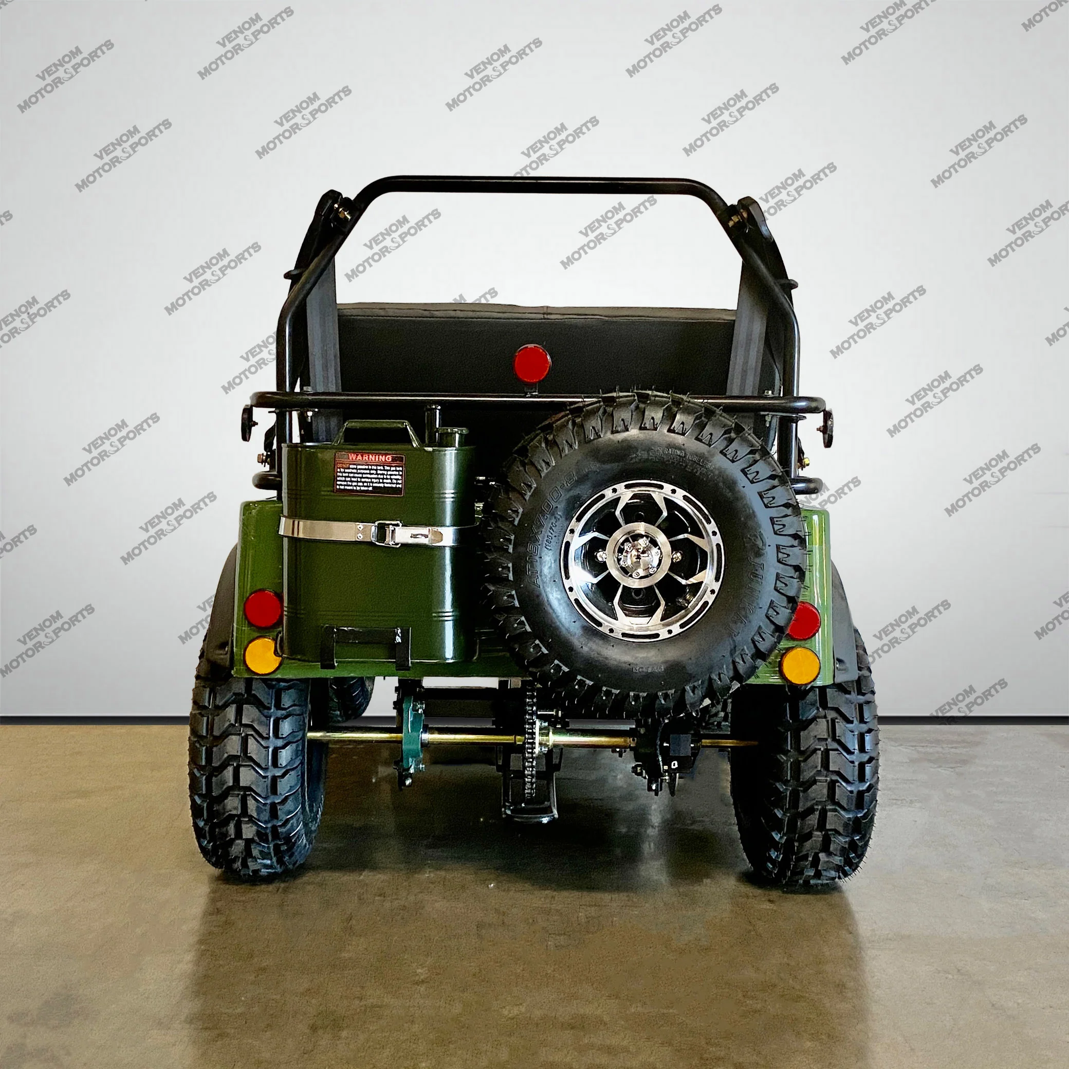 Venom 125cc Mini Jeep | Willys Edition | 3-Speed | Off Road - Image 13