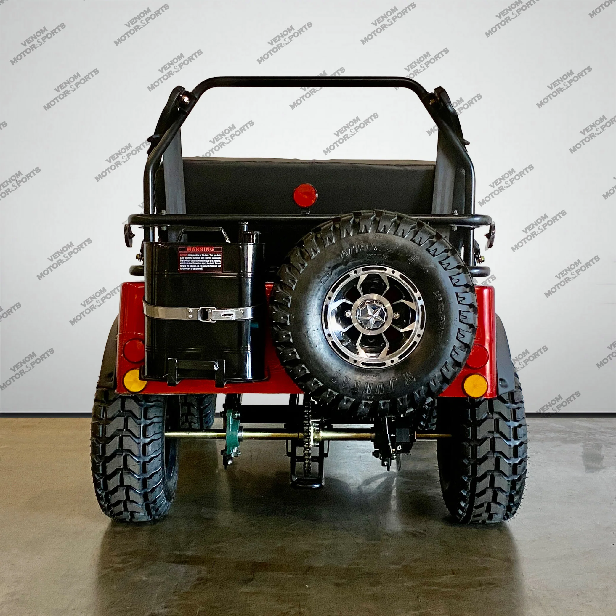 Venom 125cc Mini Jeep | Willys Edition | 3-Speed | Off Road - Image 5