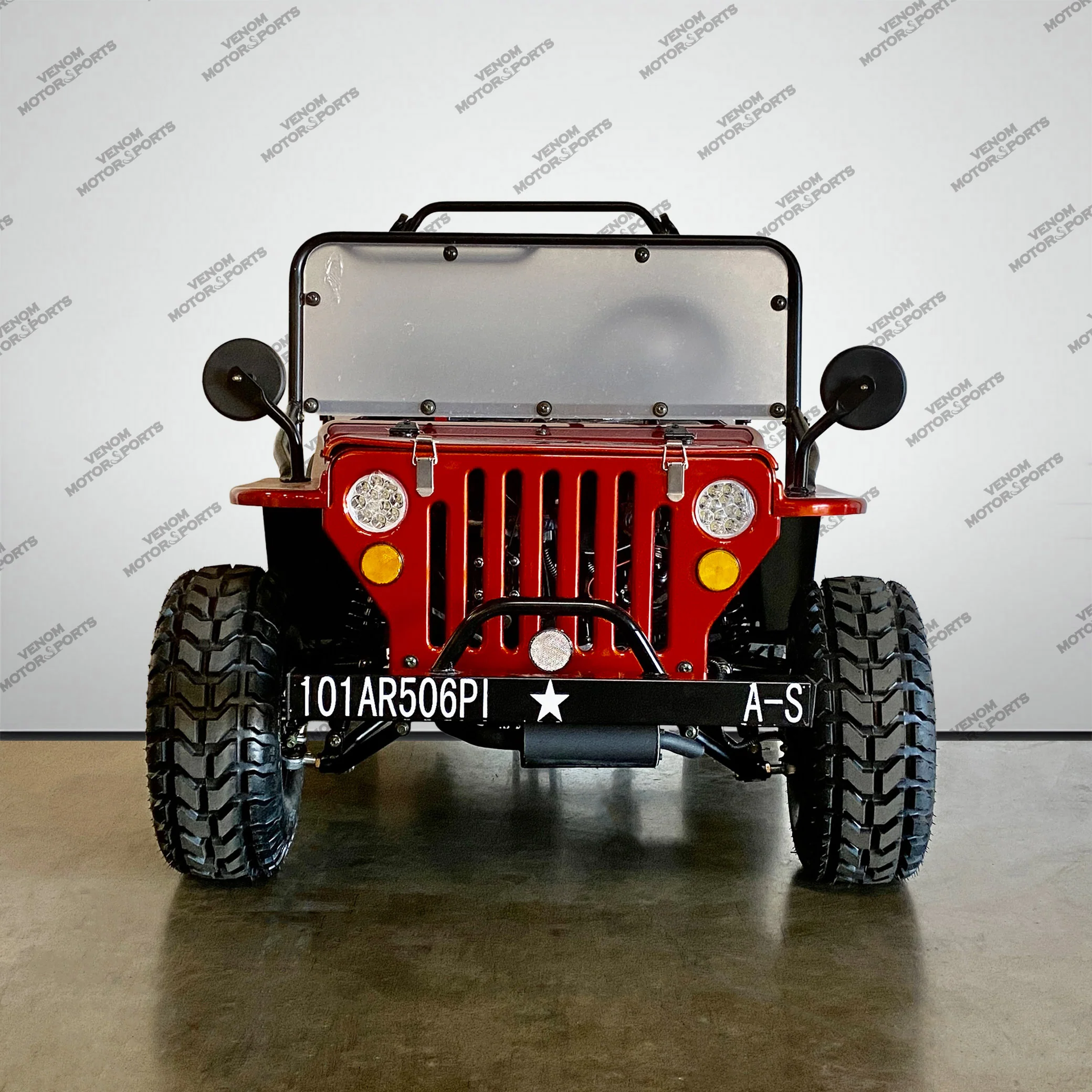 Venom 125cc Mini Jeep | Willys Edition | 3-Speed | Off Road - Image 21