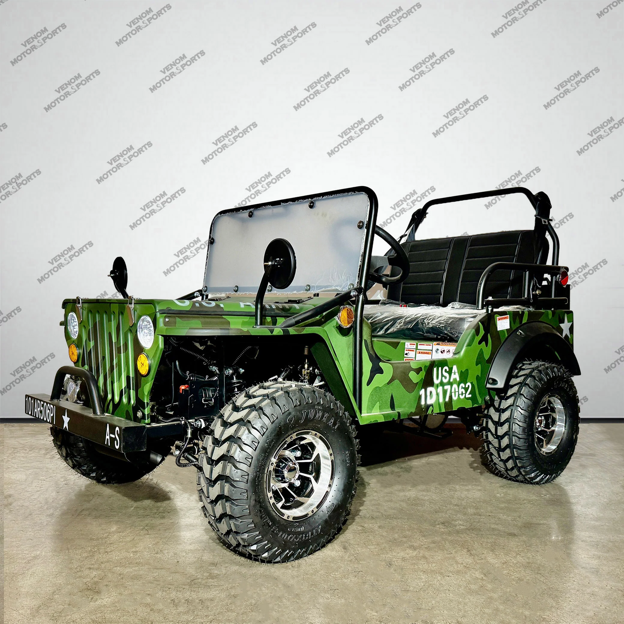 Venom 125cc Mini Jeep | Willys Edition | 3-Speed | Off Road - Image 7
