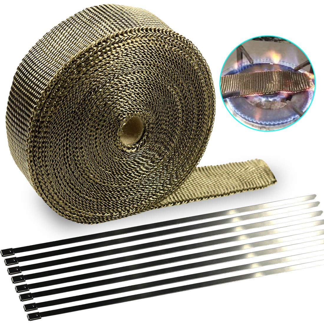 Motorcycle Exhaust Wrap, 2" x 50 Ft - Image 3