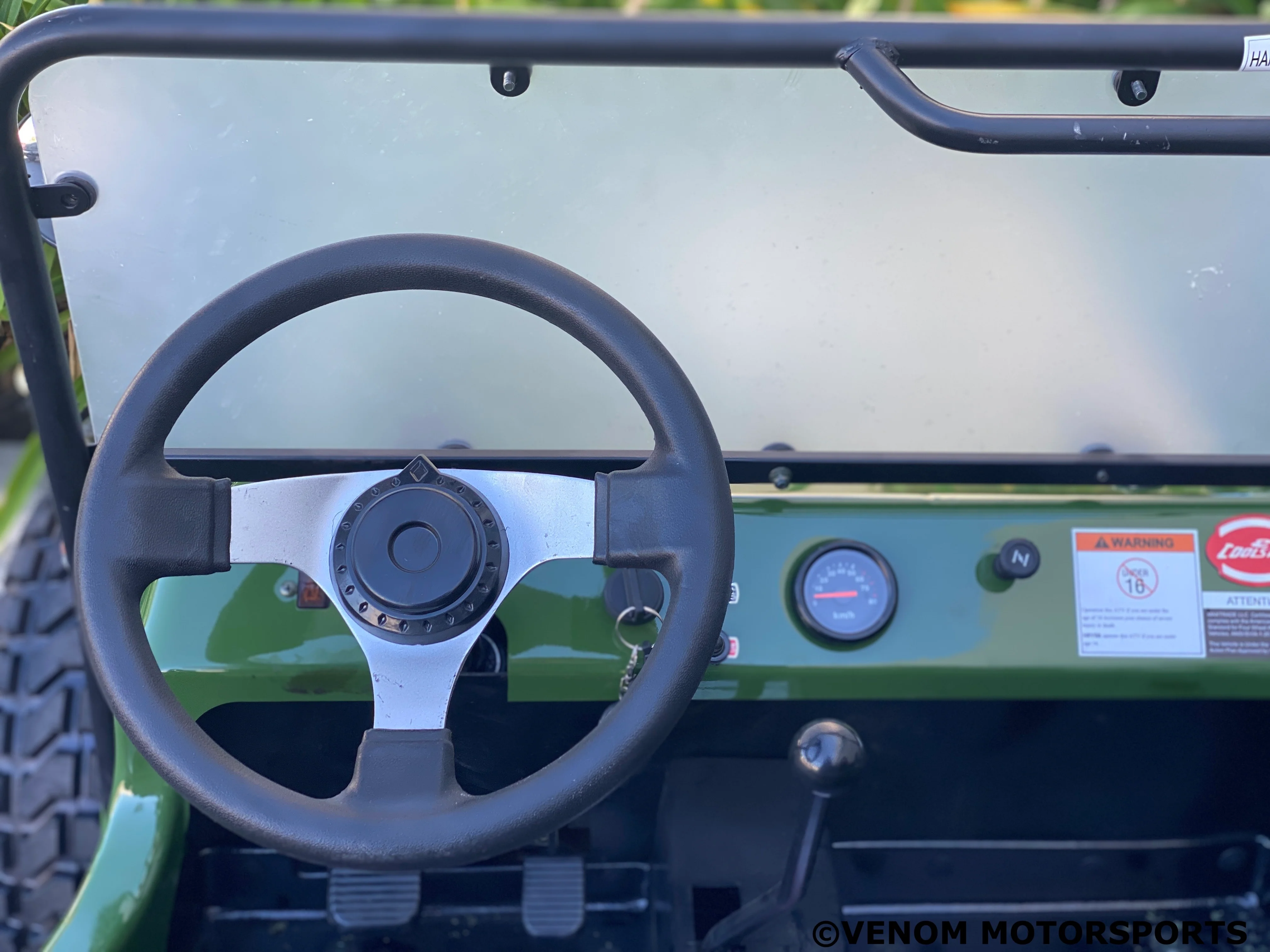 Venom 125cc Mini Jeep | Willys Edition | 3-Speed | Off Road - Image 11