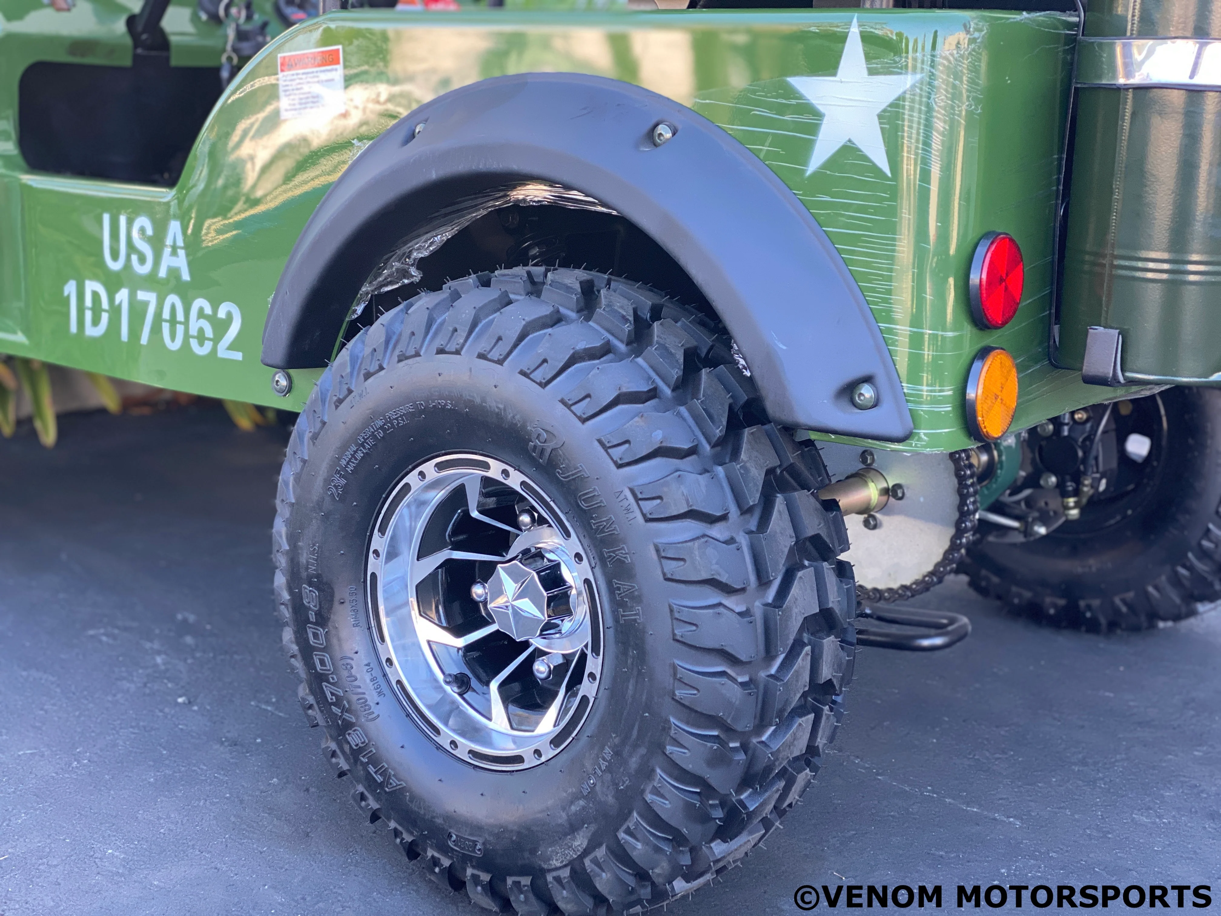 Venom 125cc Mini Jeep | Willys Edition | 3-Speed | Off Road - Image 8