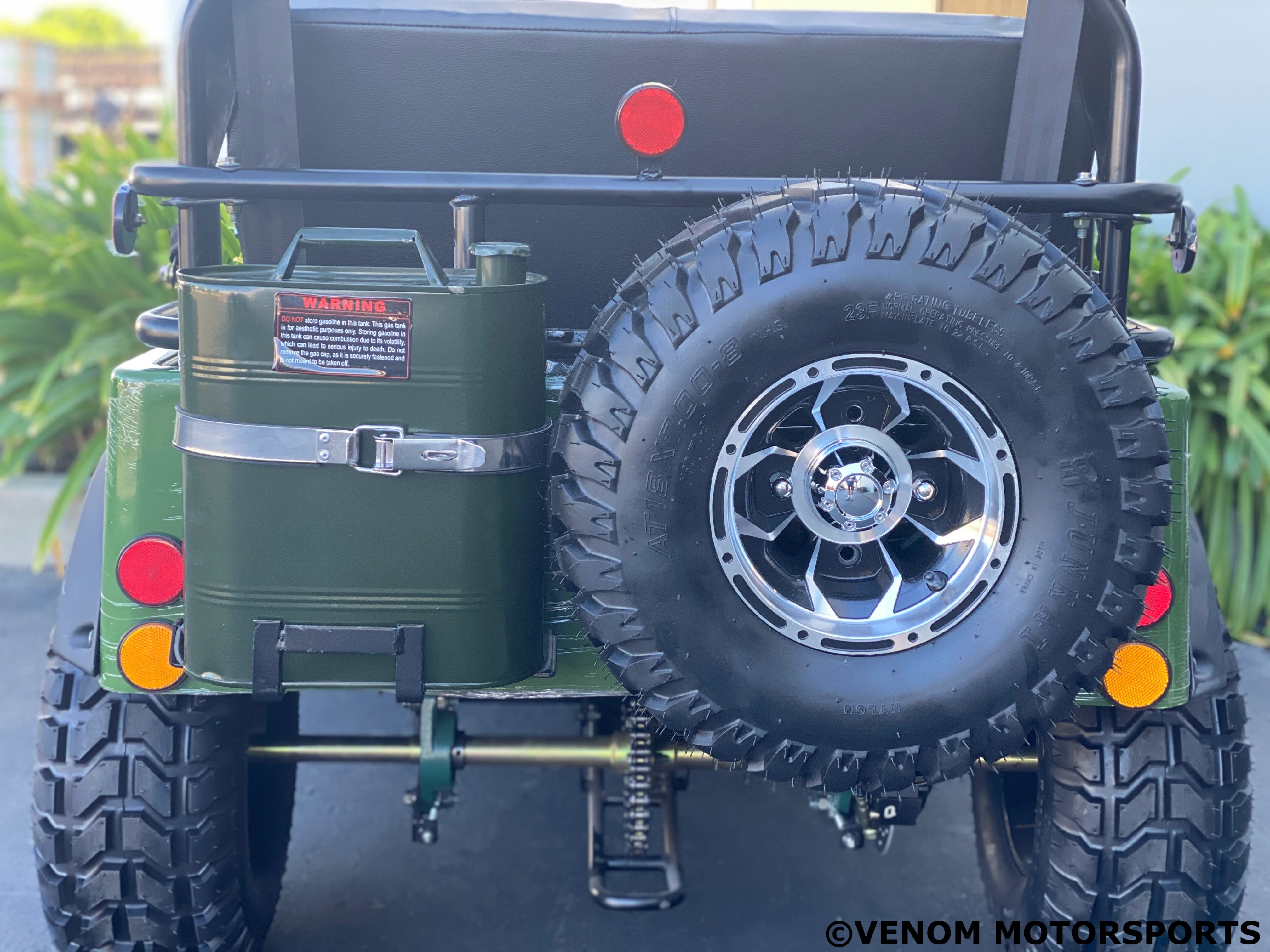 Venom 125cc Mini Jeep | Willys Edition | 3-Speed | Off Road - Image 9