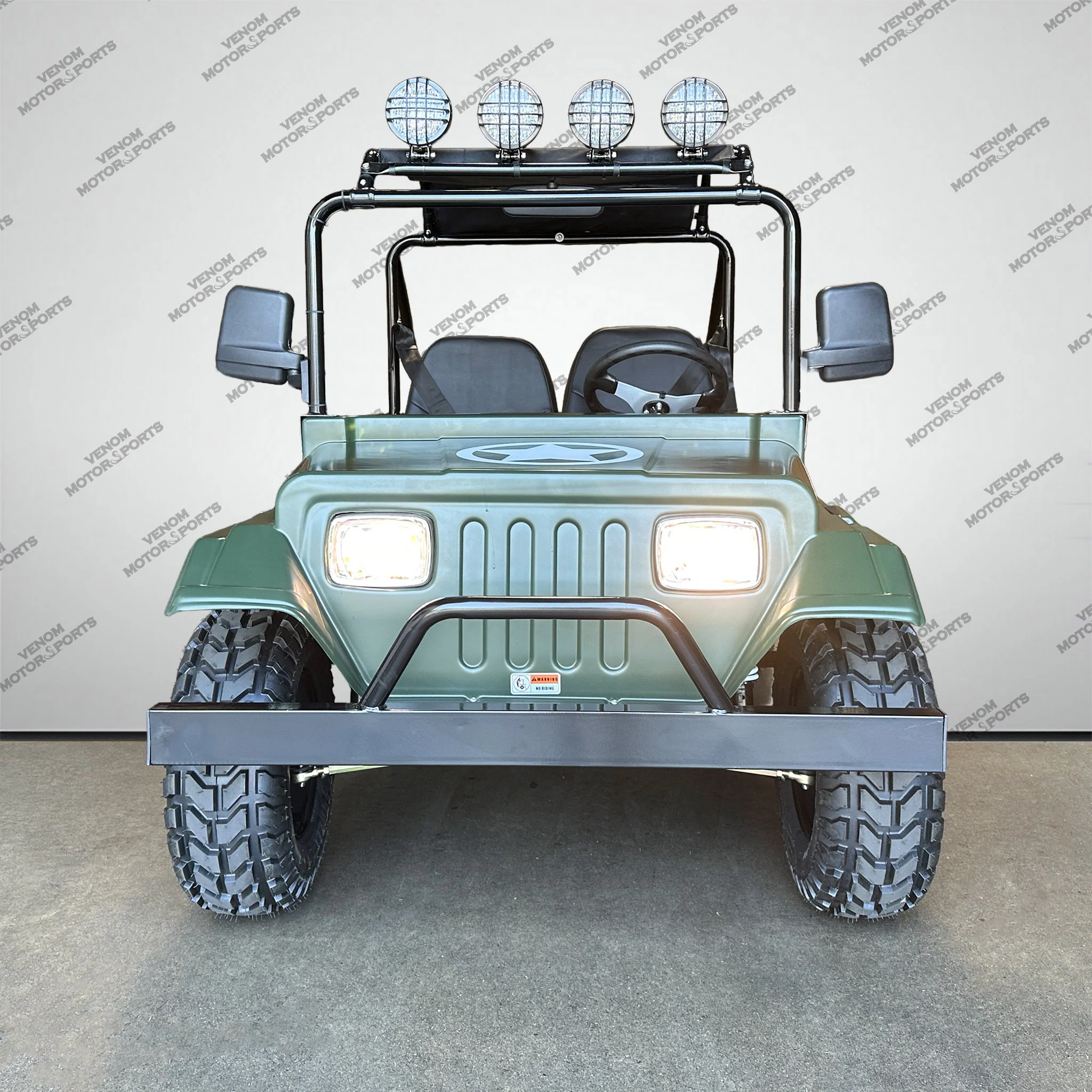 Venom 200cc Mini Jeep | Willys Edition | Full-Size | Automatic - Image 11