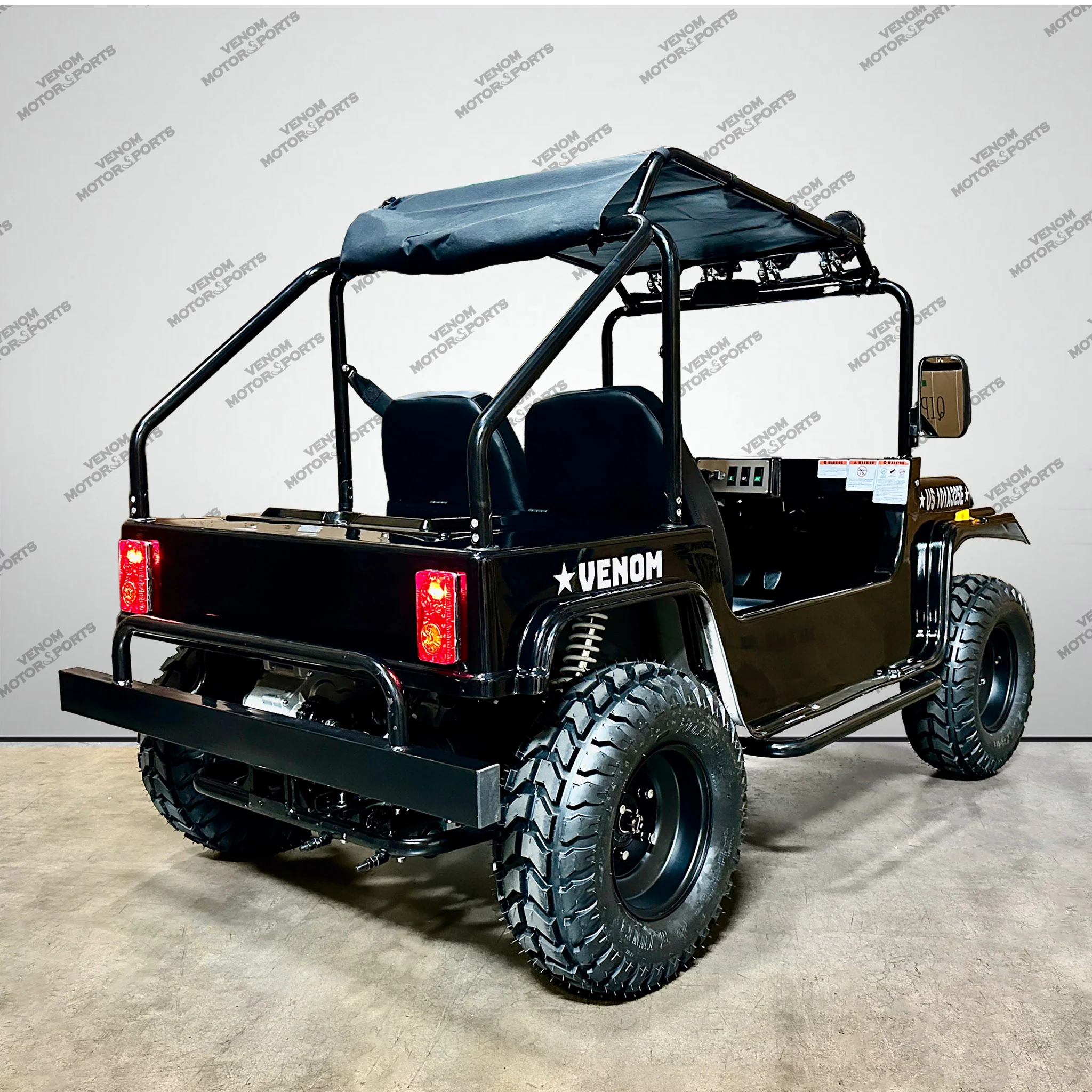 Venom 200cc Mini Jeep | Willys Edition | Full-Size | Automatic - Image 14