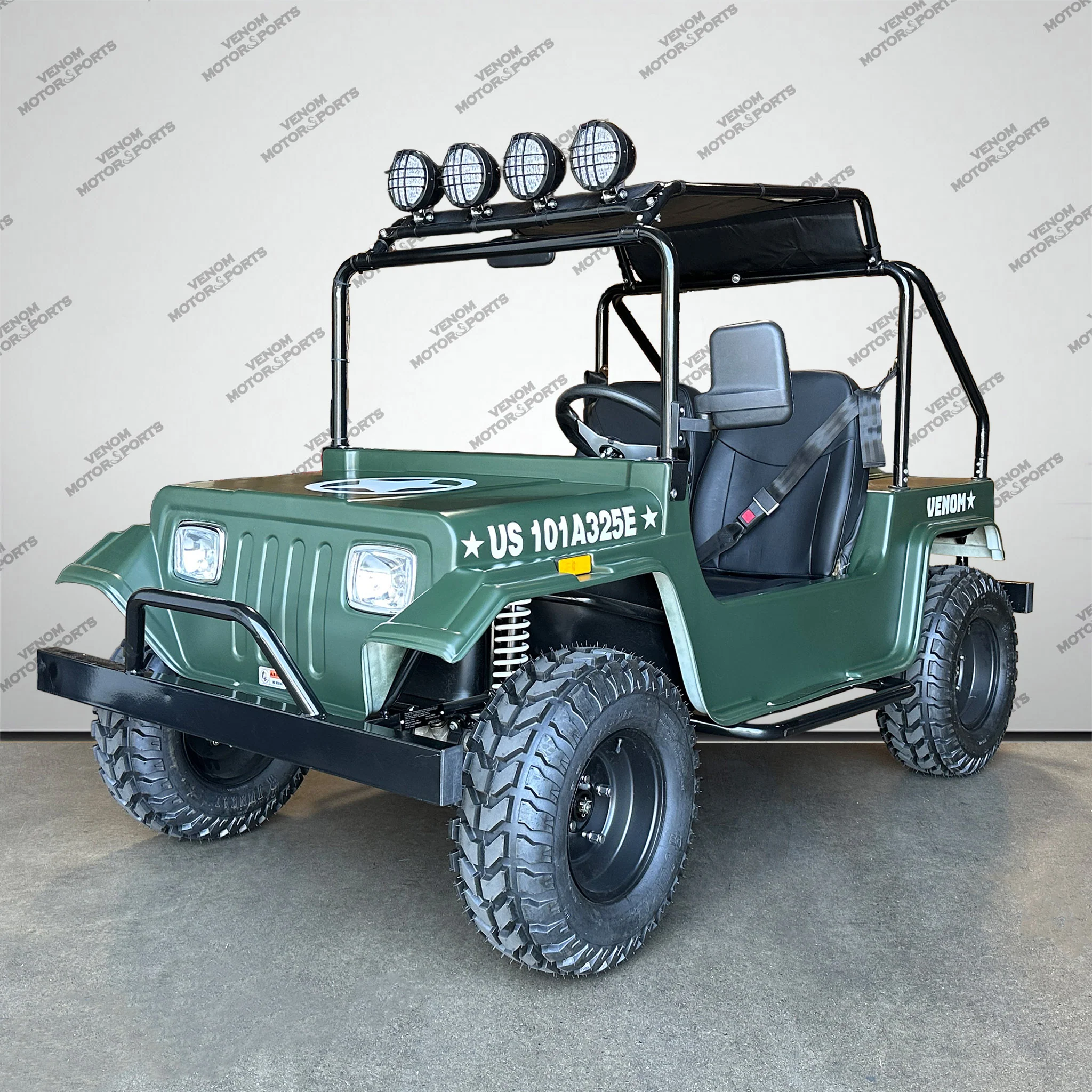 Venom 200cc Mini Jeep | Willys Edition | Full-Size | Automatic - Image 21