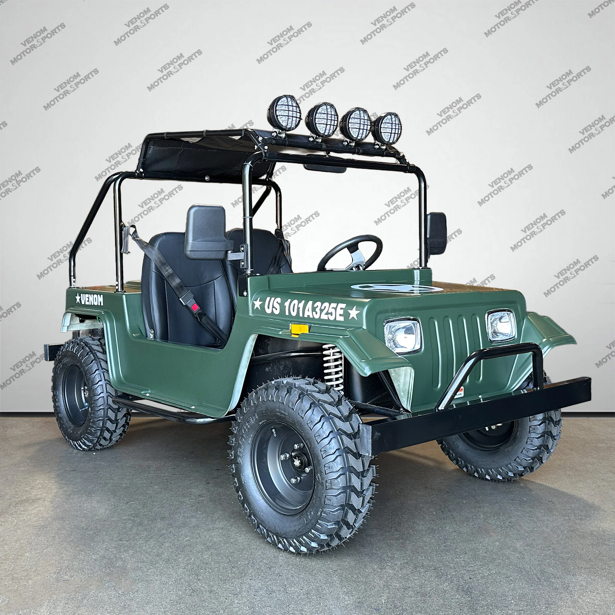 Venom 200cc Mini Jeep | Willys Edition | Full-Size | Automatic - Image 22