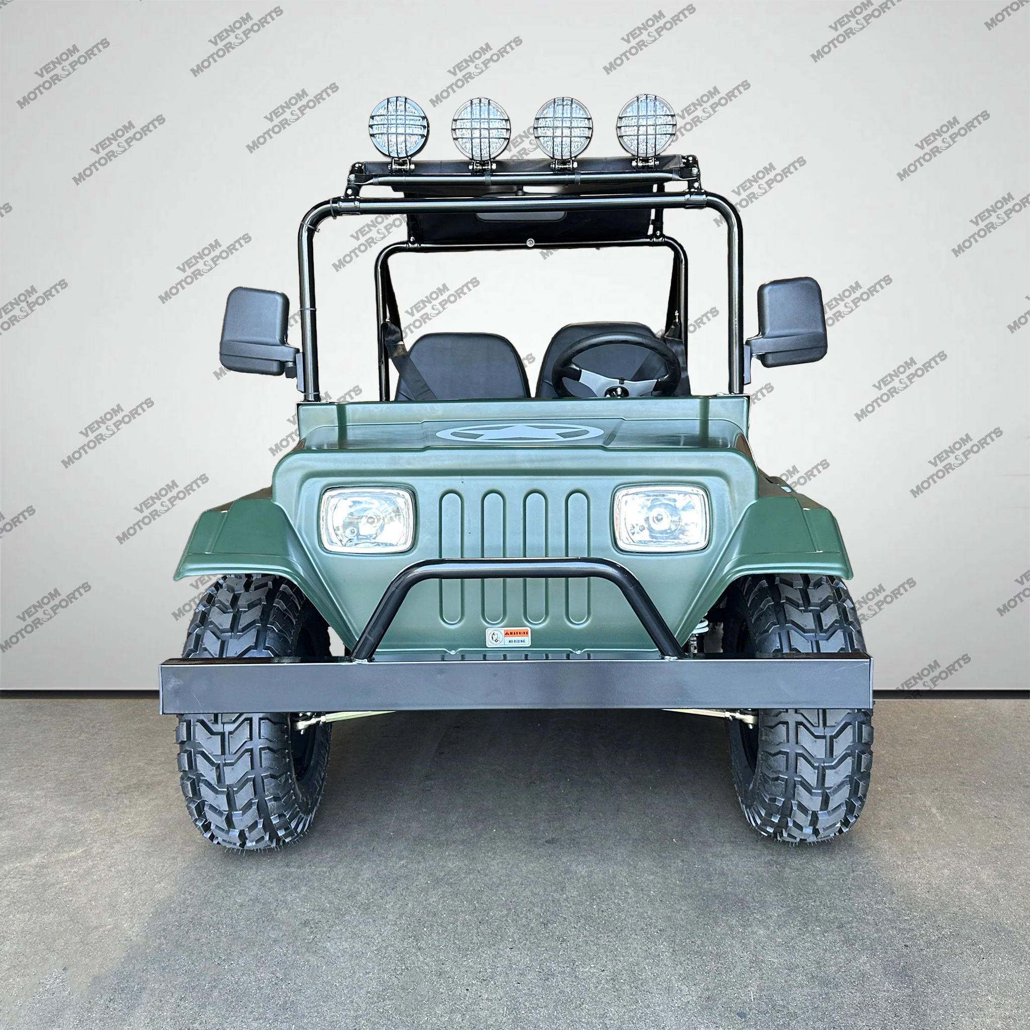 Venom 200cc Mini Jeep | Willys Edition | Full-Size | Automatic - Image 23