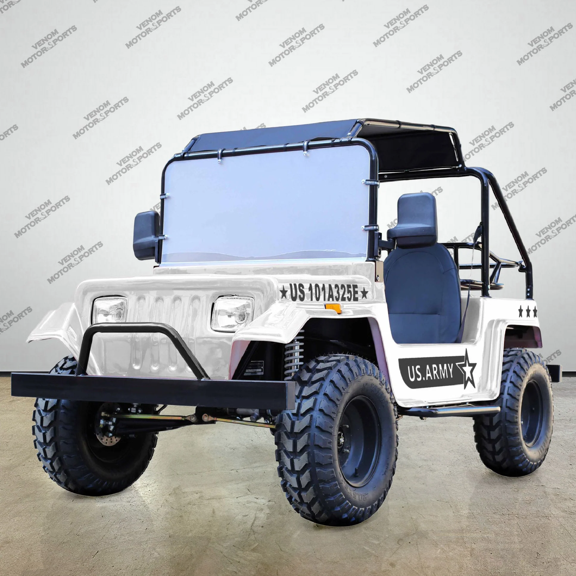 Venom 200cc Mini Jeep | Willys Edition | Full-Size | Automatic - Image 29