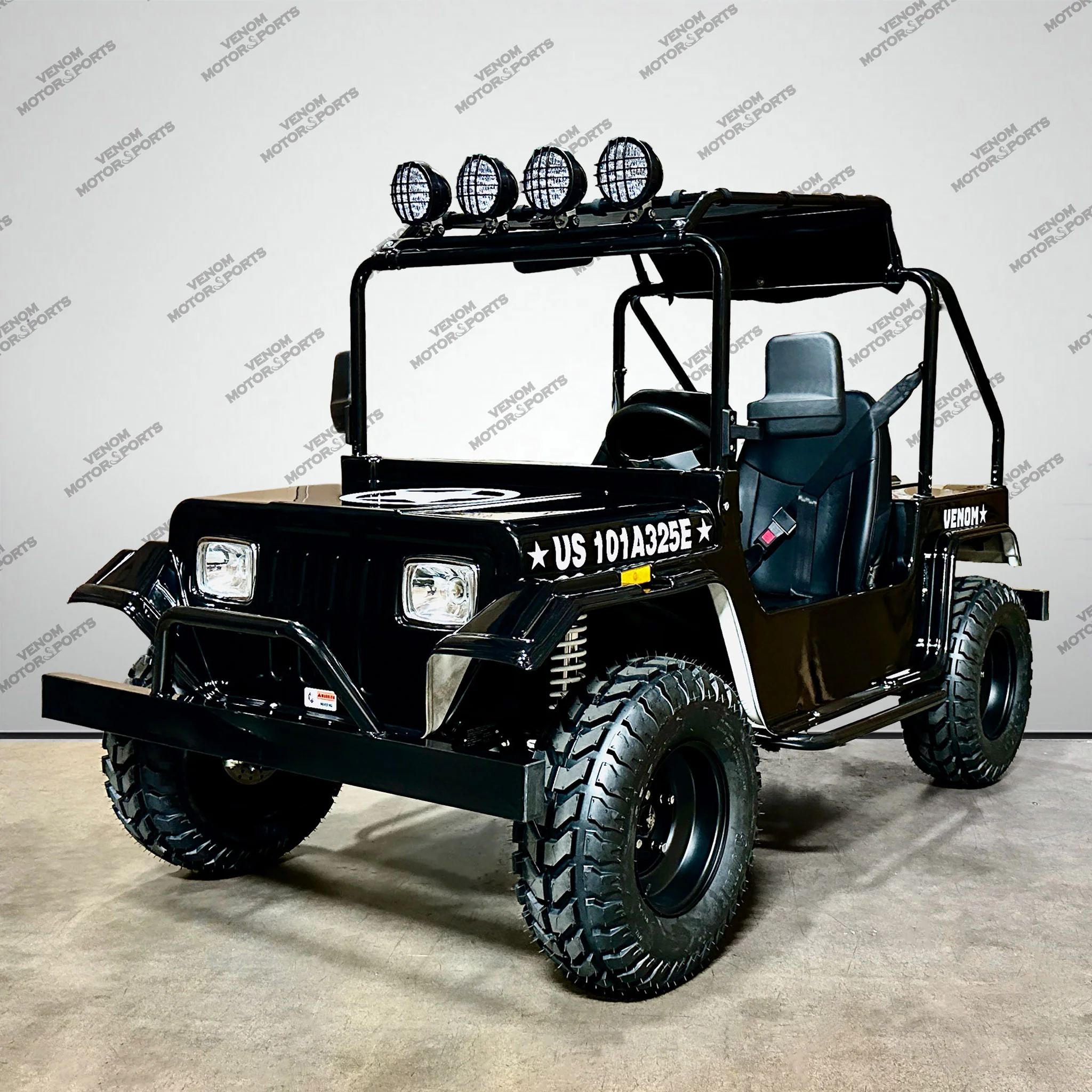 Venom 200cc Mini Jeep | Willys Edition | Full-Size | Automatic - Image 3