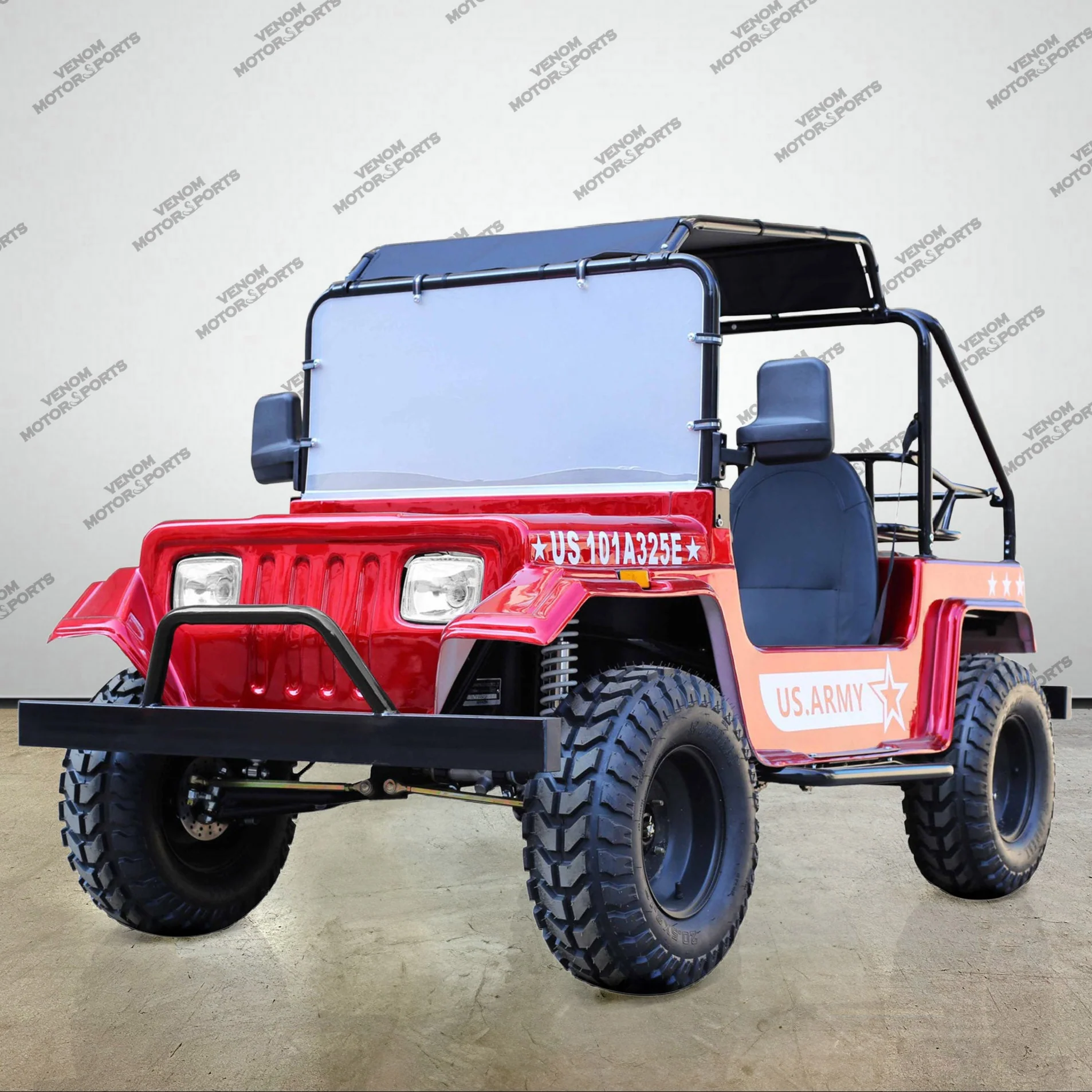 Venom 200cc Mini Jeep | Willys Edition | Full-Size | Automatic - Image 30