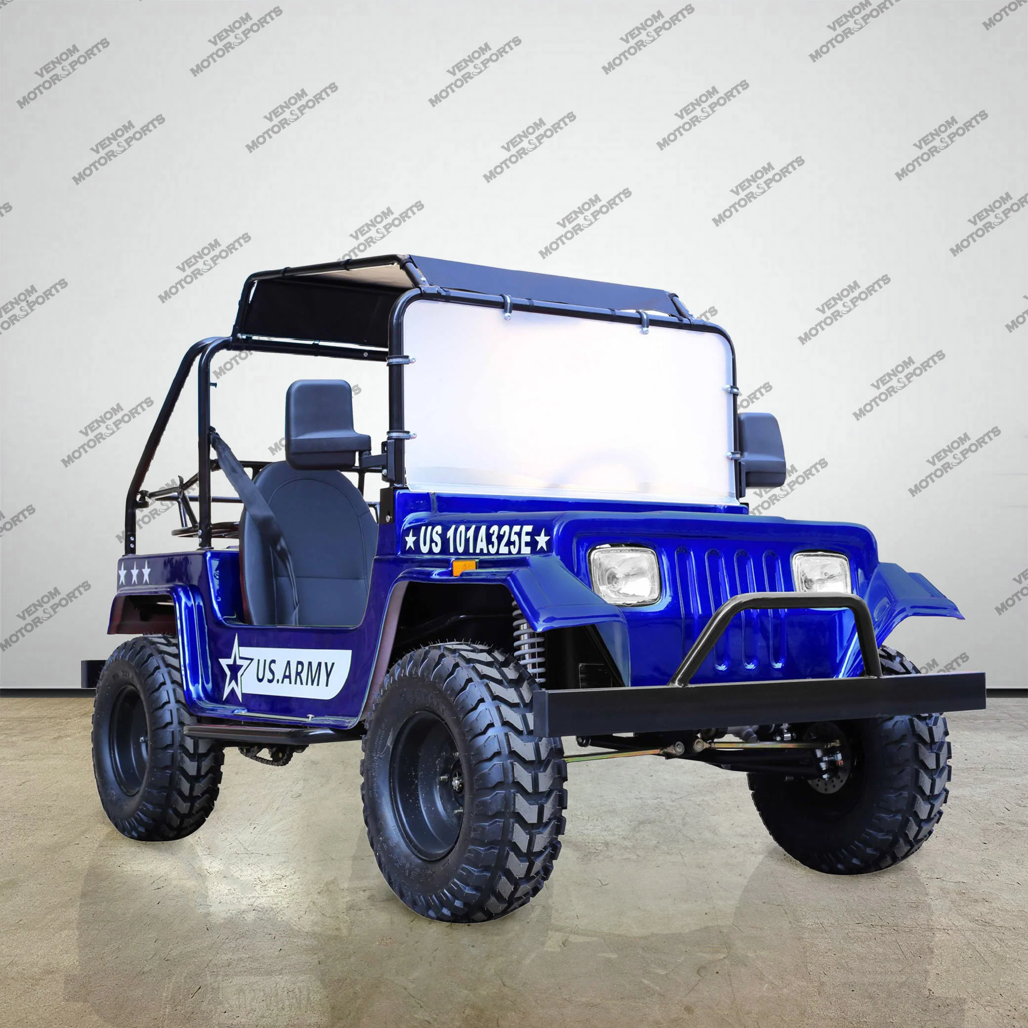 Venom 200cc Mini Jeep | Willys Edition | Full-Size | Automatic - Image 33
