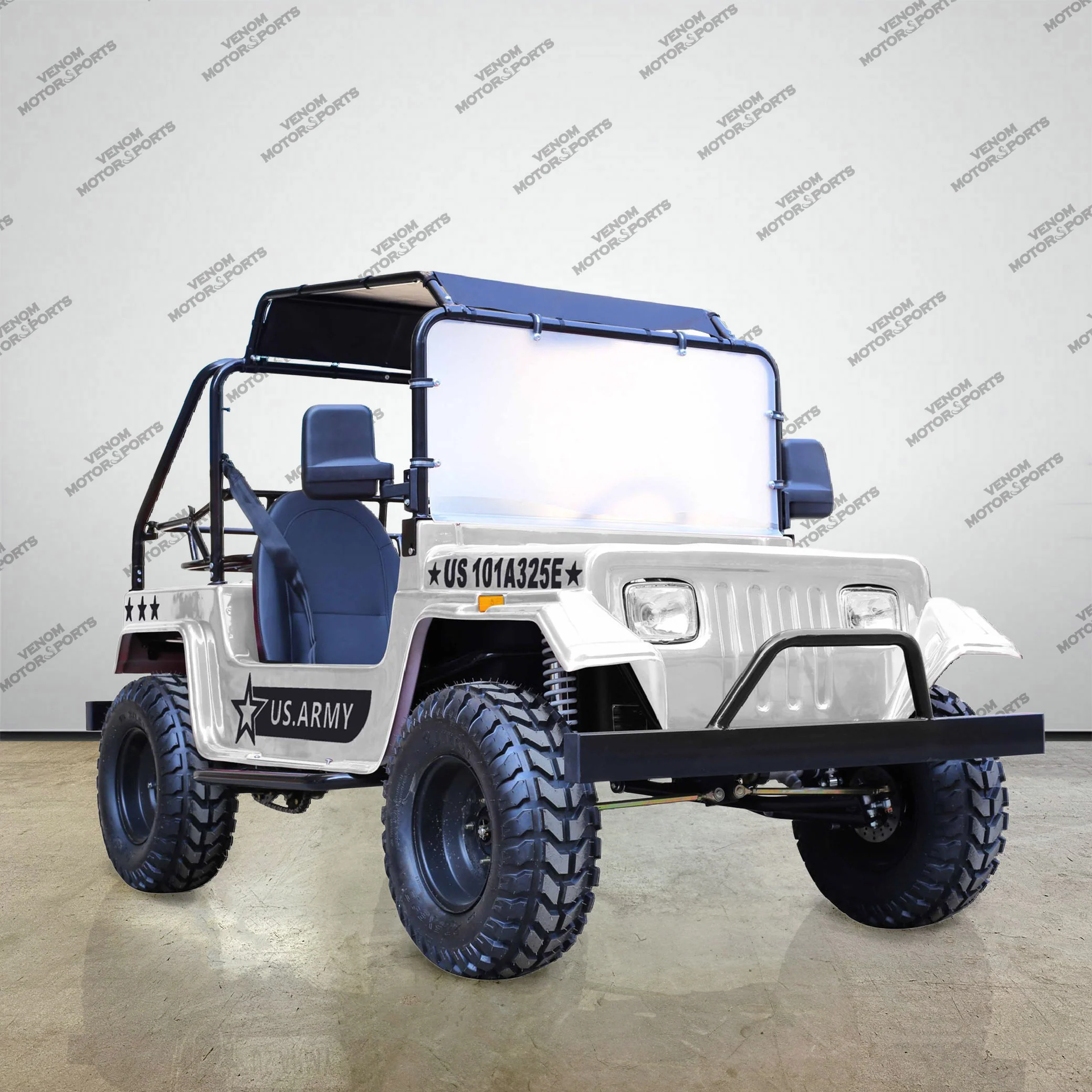 Venom 200cc Mini Jeep | Willys Edition | Full-Size | Automatic - Image 34