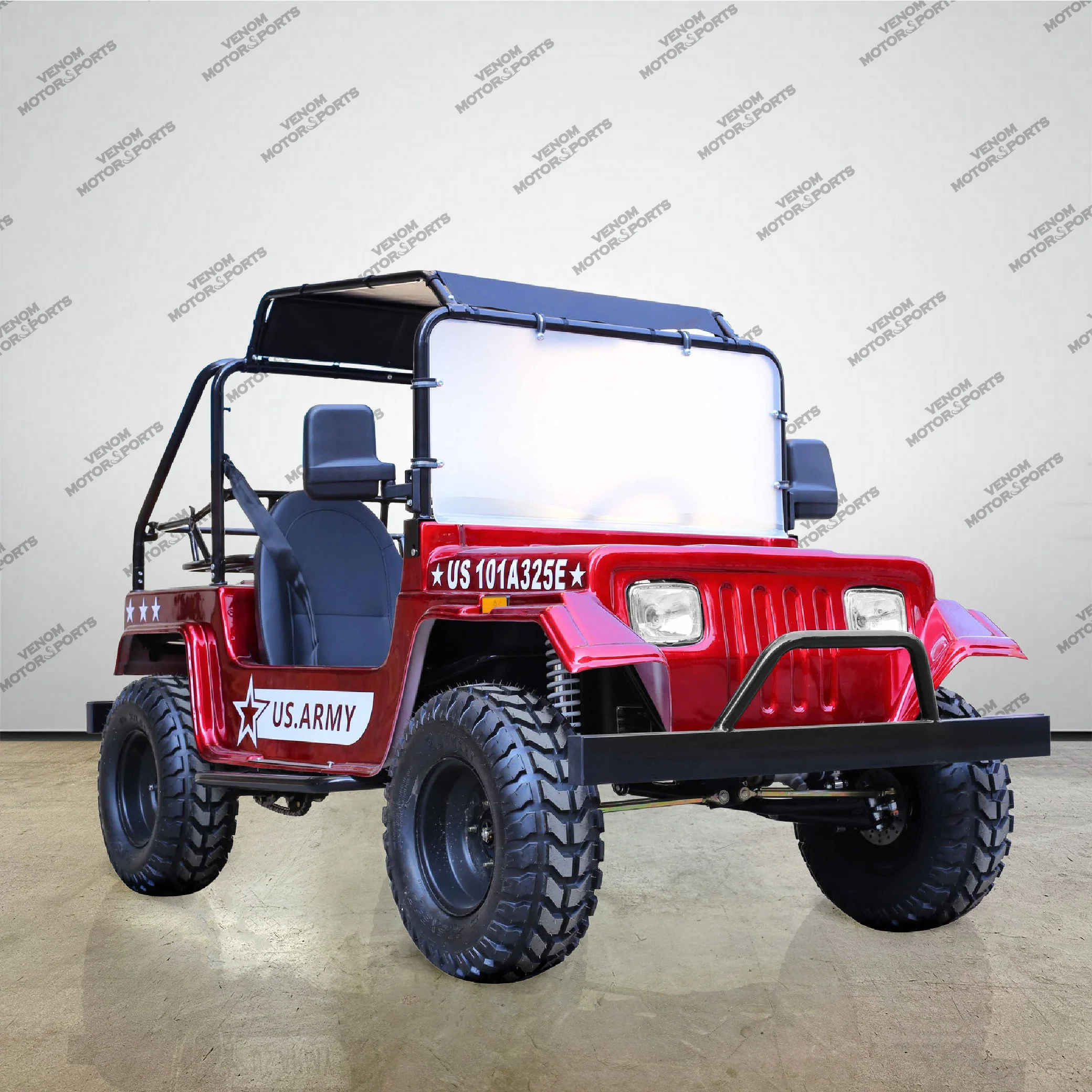 Venom 200cc Mini Jeep | Willys Edition | Full-Size | Automatic - Image 35