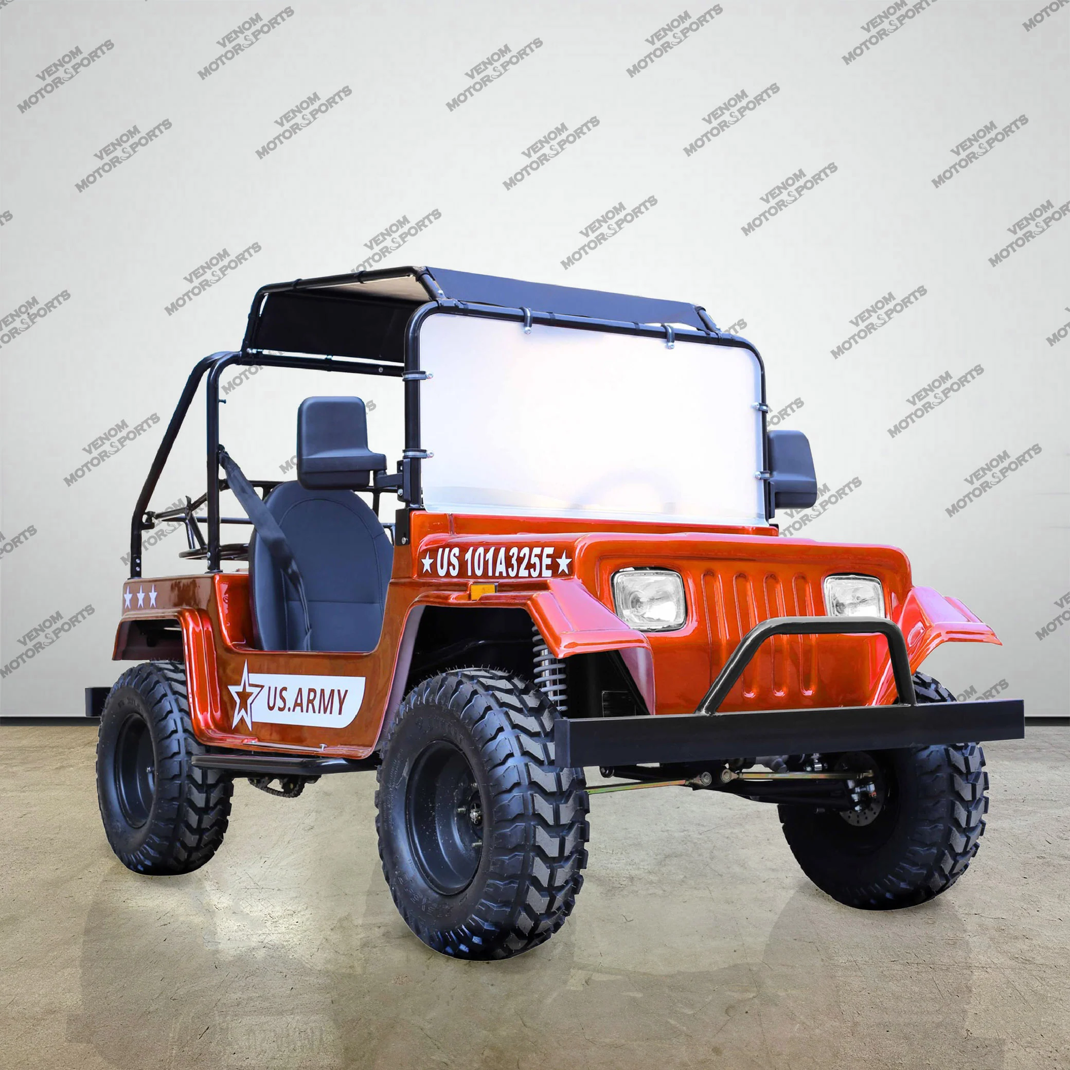 Venom 200cc Mini Jeep | Willys Edition | Full-Size | Automatic - Image 36
