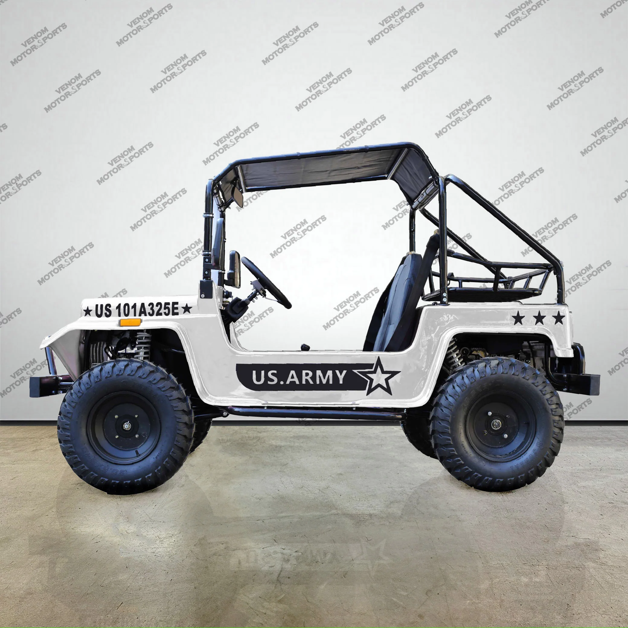 Venom 200cc Mini Jeep | Willys Edition | Full-Size | Automatic - Image 37