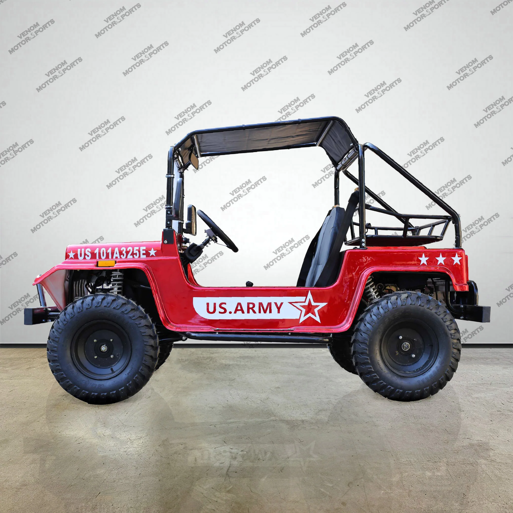 Venom 200cc Mini Jeep | Willys Edition | Full-Size | Automatic - Image 38