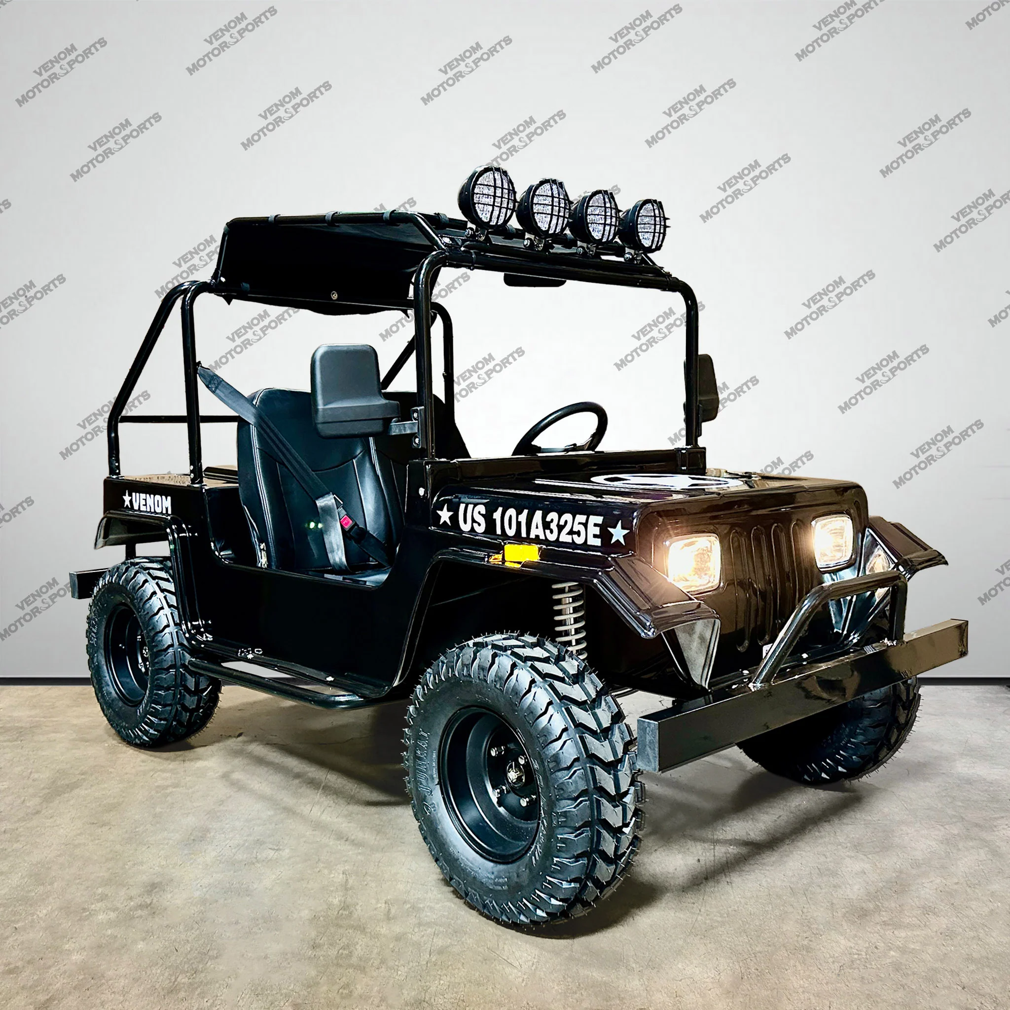 Venom 200cc Mini Jeep | Willys Edition | Full-Size | Automatic - Image 4