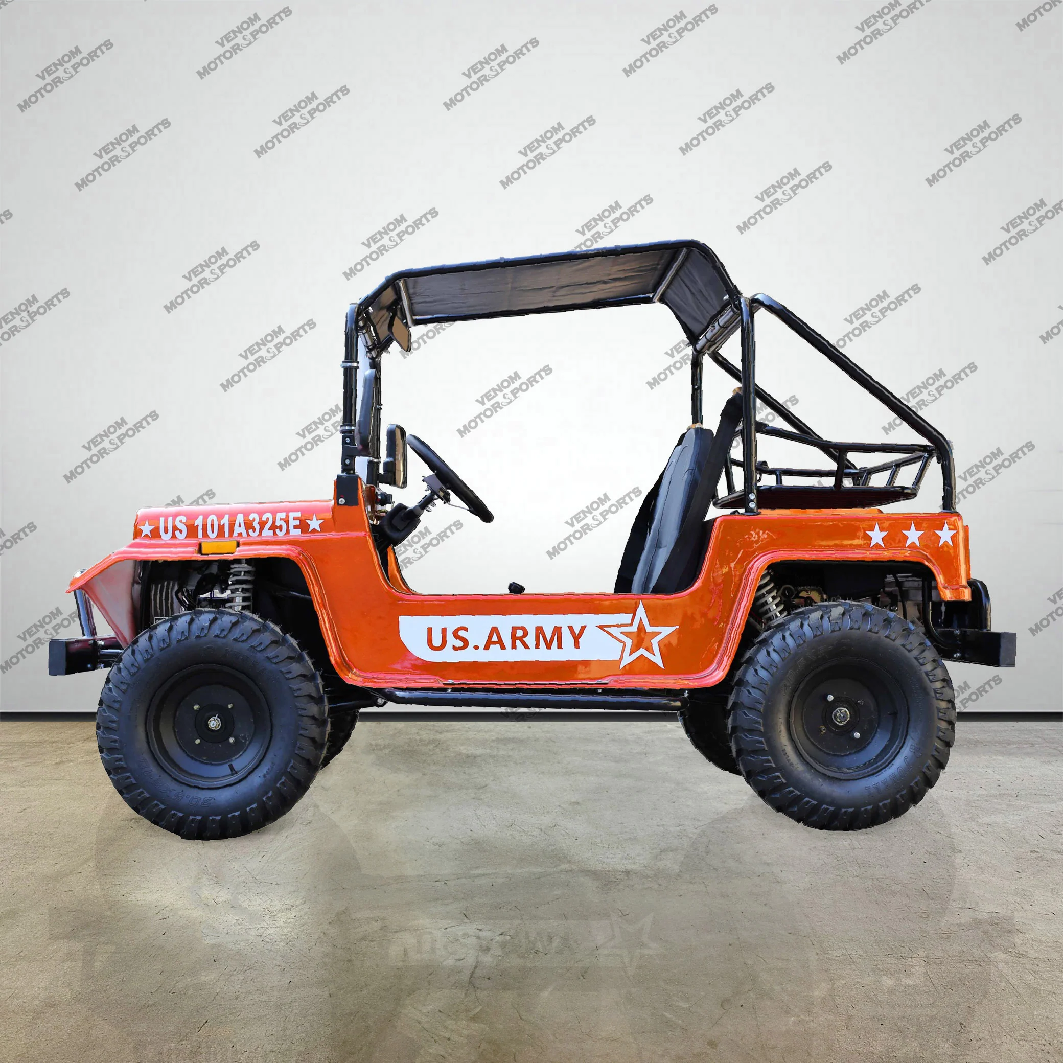 Venom 200cc Mini Jeep | Willys Edition | Full-Size | Automatic - Image 40