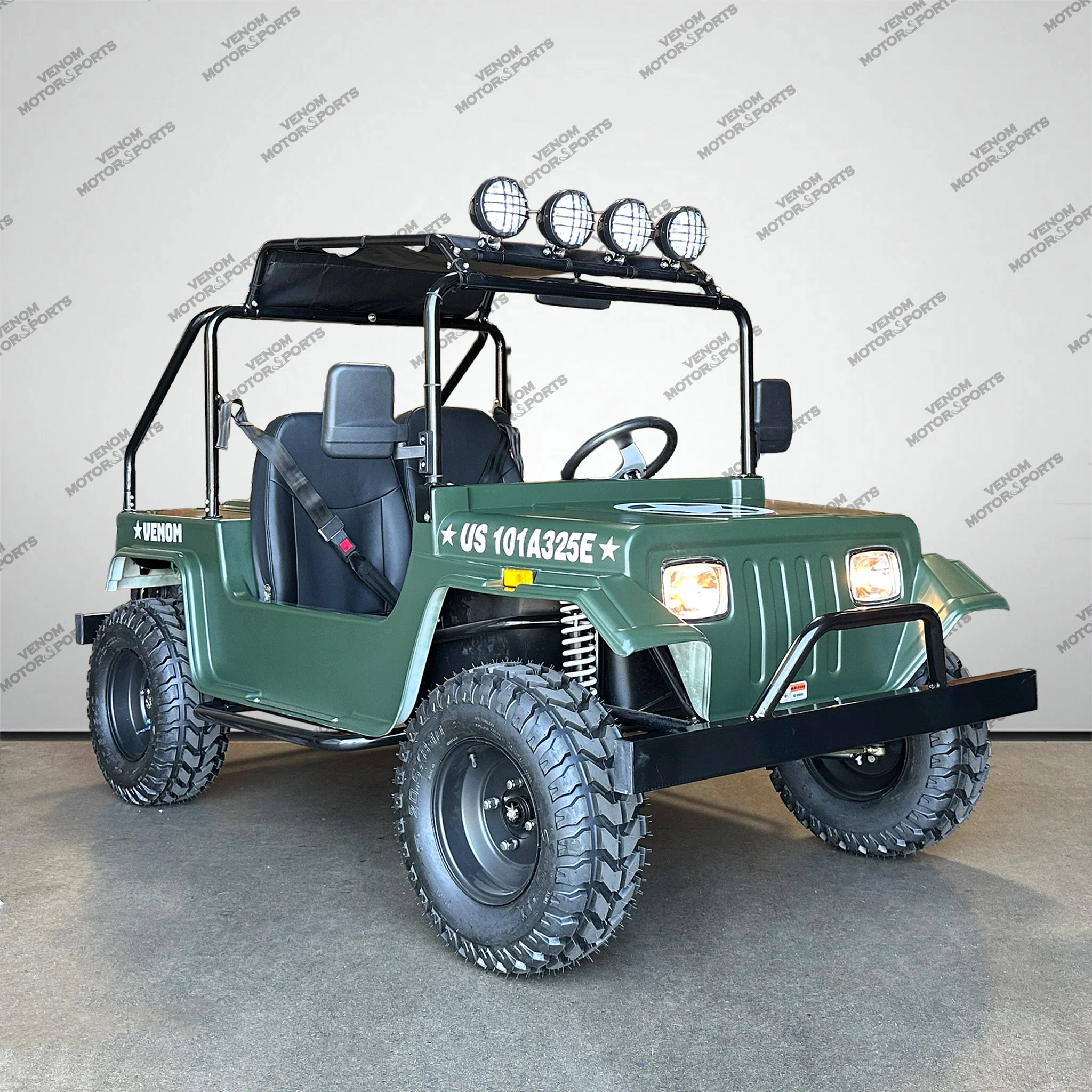 Venom 200cc Mini Jeep | Willys Edition | Full-Size | Automatic - Image 5