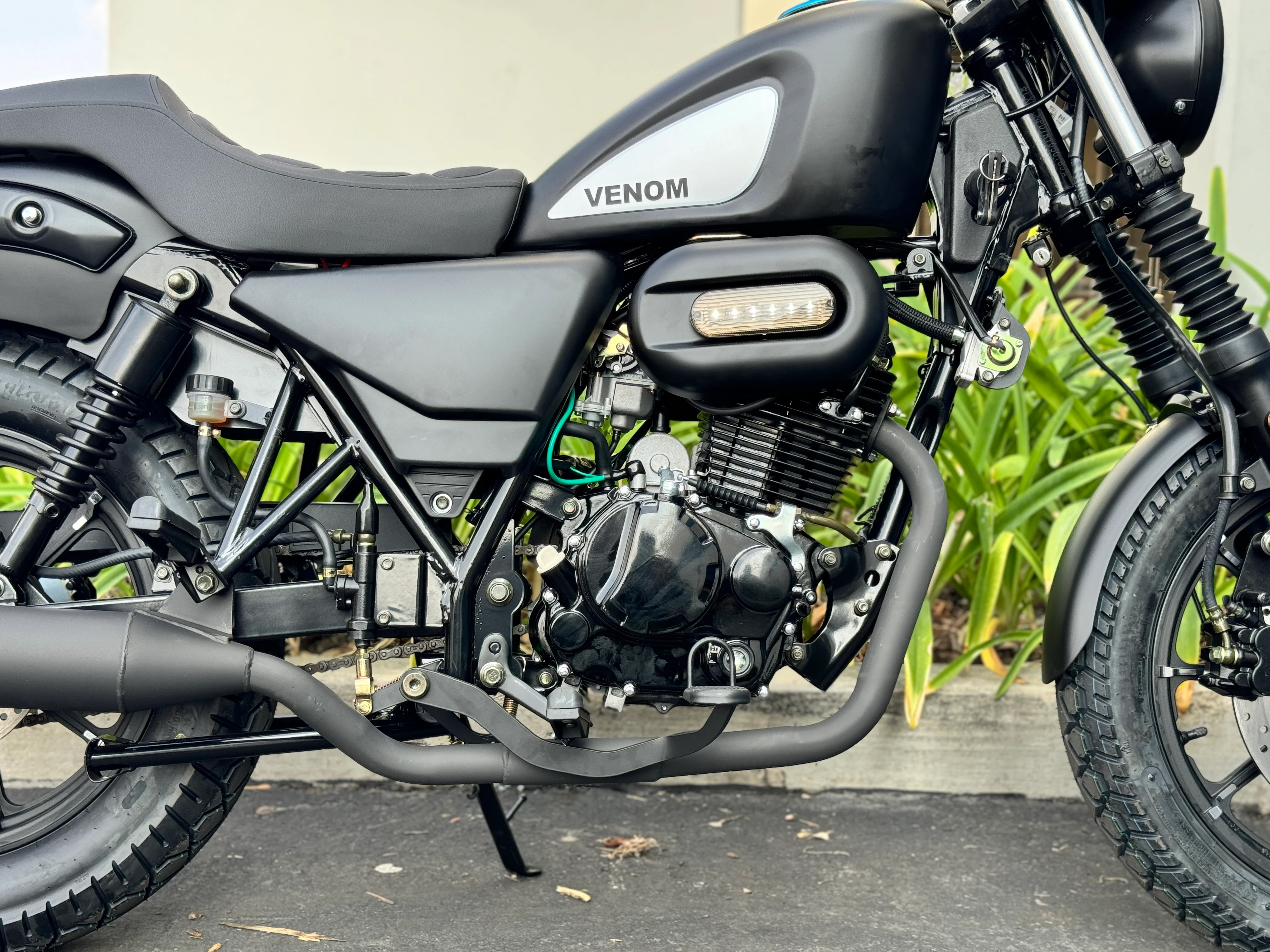 Venom Ghost | 250cc Chopper | 5 Speed | Matte Black - Image 14