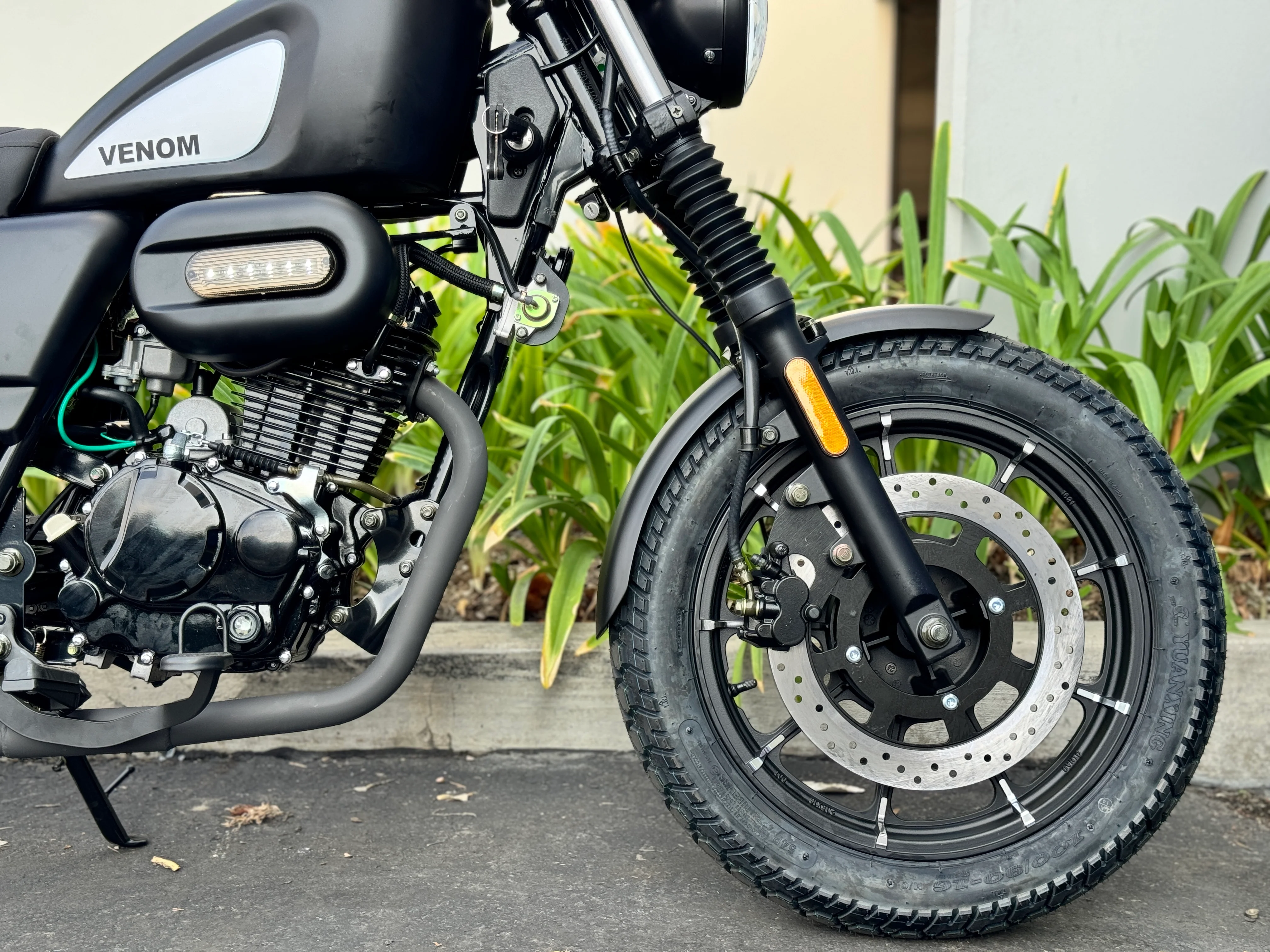 Venom Ghost | 250cc Chopper | 5 Speed | Matte Black - Image 15