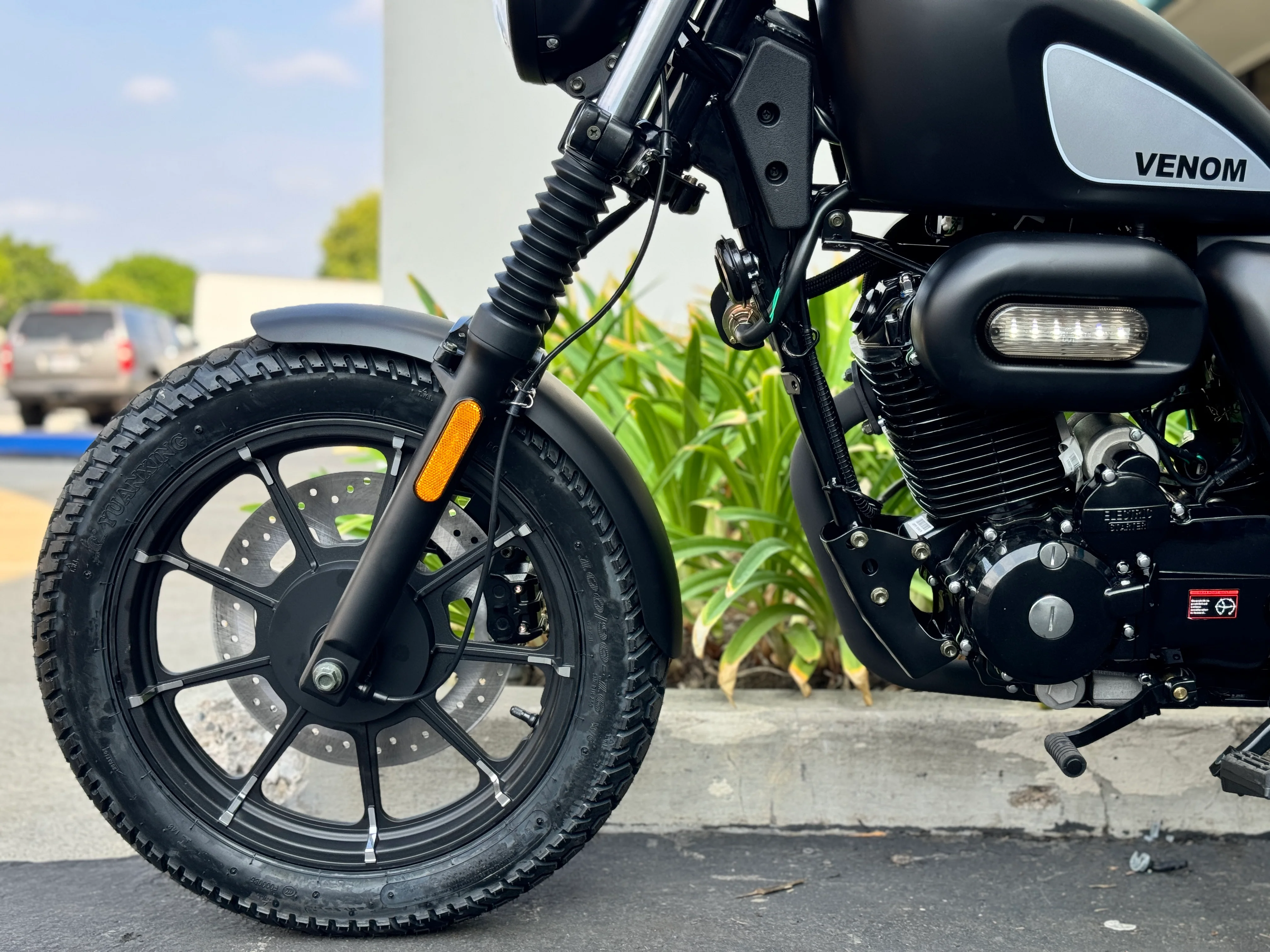 Venom Ghost | 250cc Chopper | 5 Speed | Matte Black - Image 6
