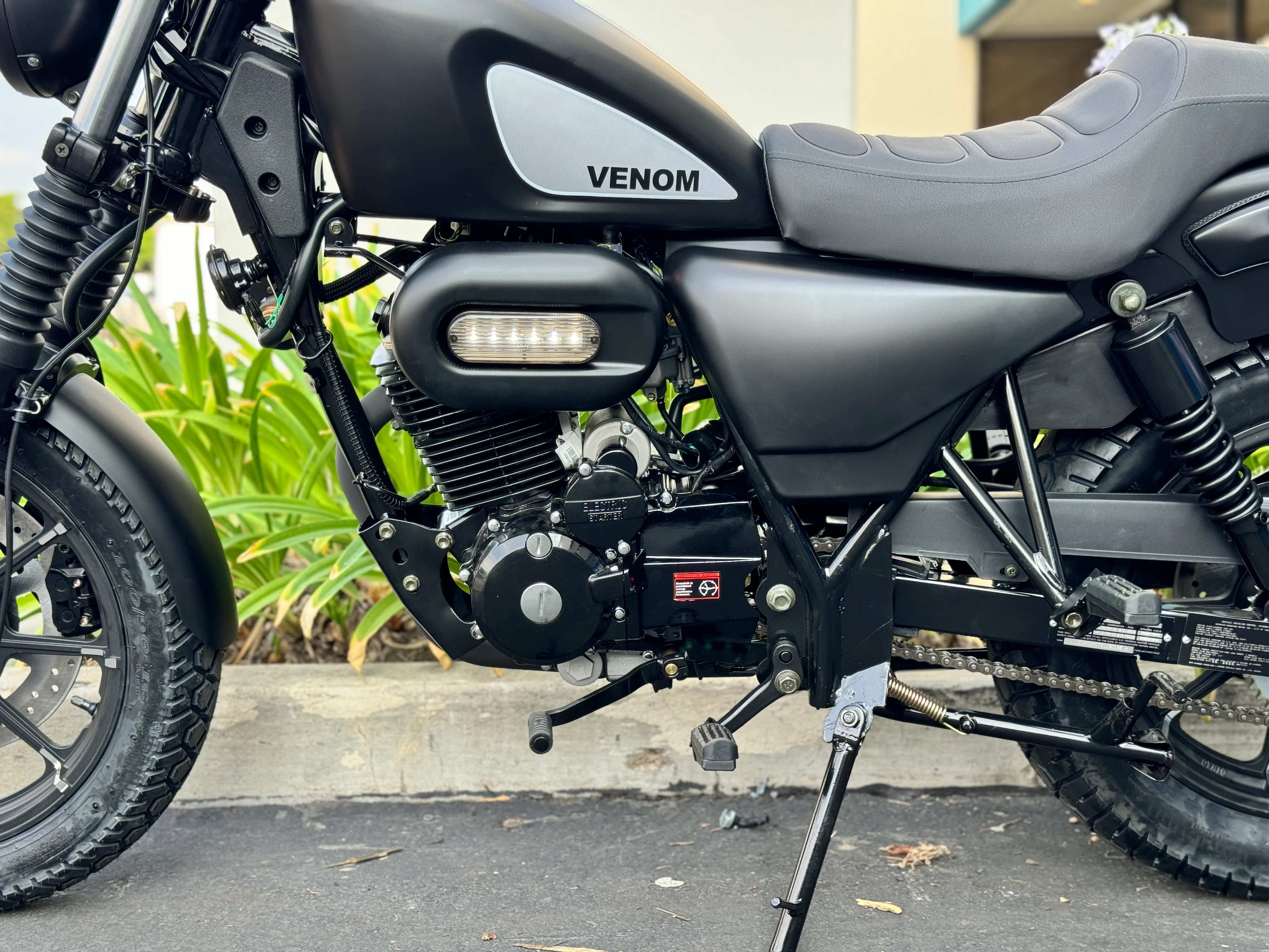 Venom Ghost | 250cc Chopper | 5 Speed | Matte Black - Image 7