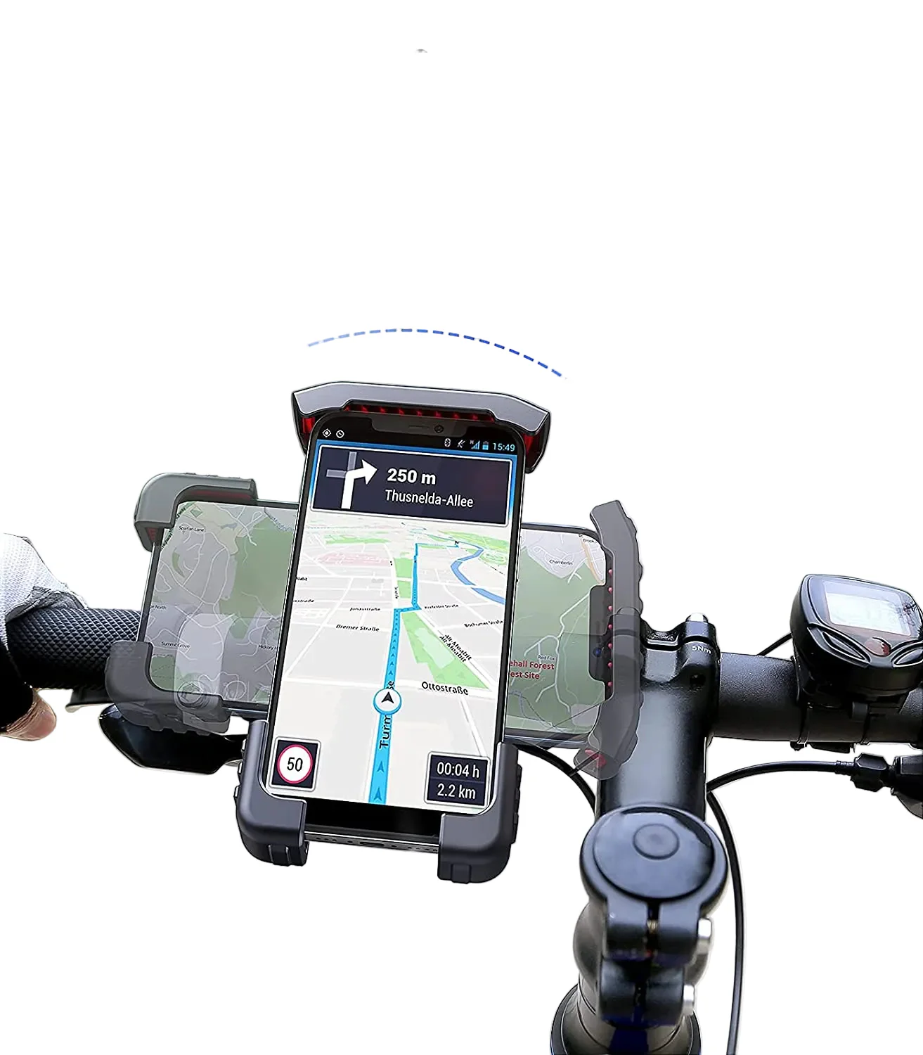 Venom Heavy-Duty Phone Holder | Fits all 50cc-250cc Motorcycles - Image 4