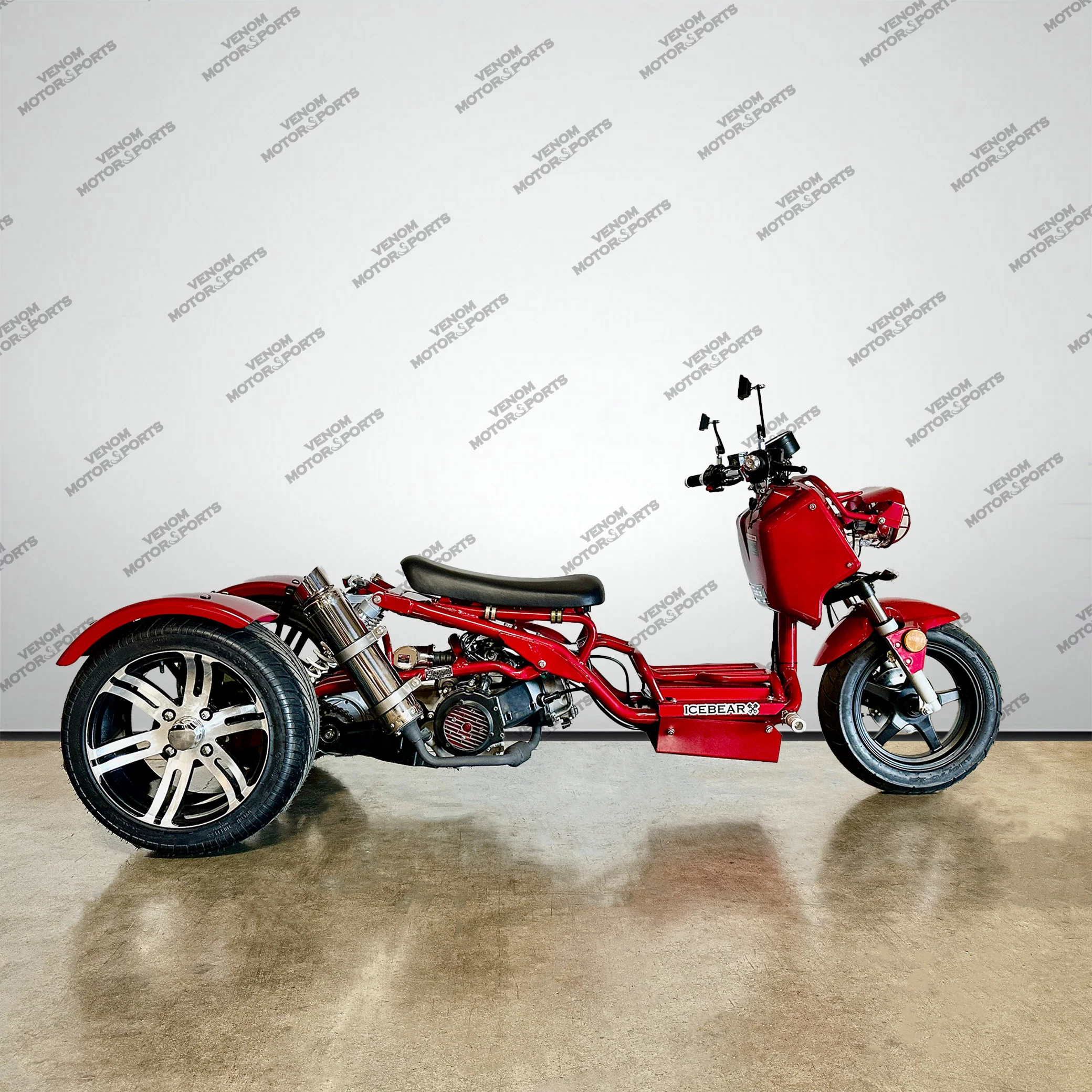 Venom Reckless Trike | 50cc 3-Wheeler | Automatic Transmission - Image 40