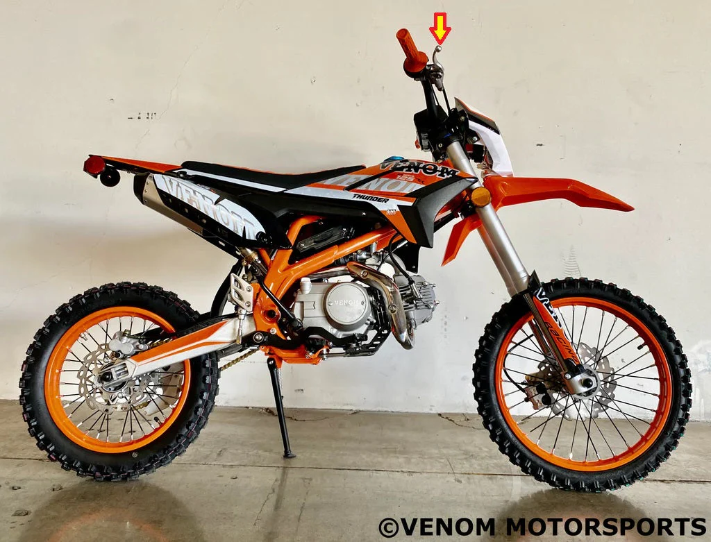 Venom Thunder 125cc Dirt Bike | Brake Lever Dust Cover (310018007002) - Image 4