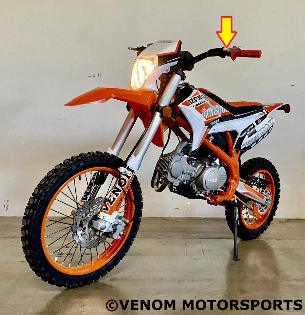 Venom Thunder 125cc Dirt Bike | Clutch Lever (310009029001) - Image 3