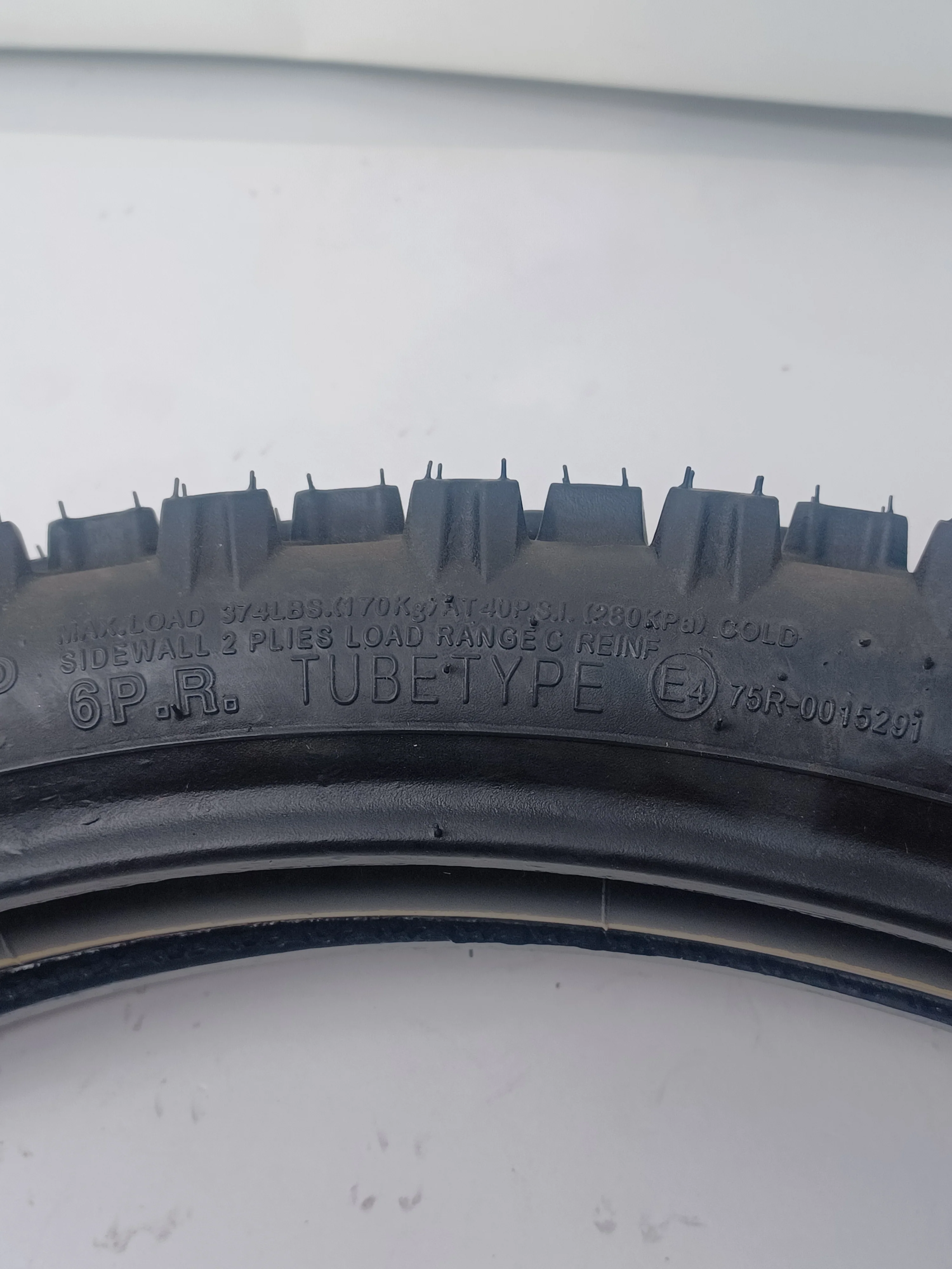 Venom Thunder 125cc Dirt Bike | Front Tire 70/100-17 (307005025001) - Image 3