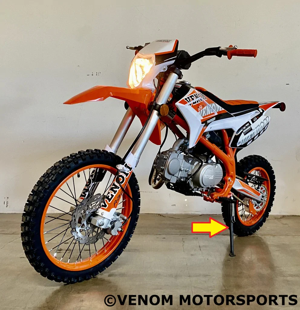 Venom Thunder 125cc Dirt Bike | Kickstand (303012259002) - Image 3