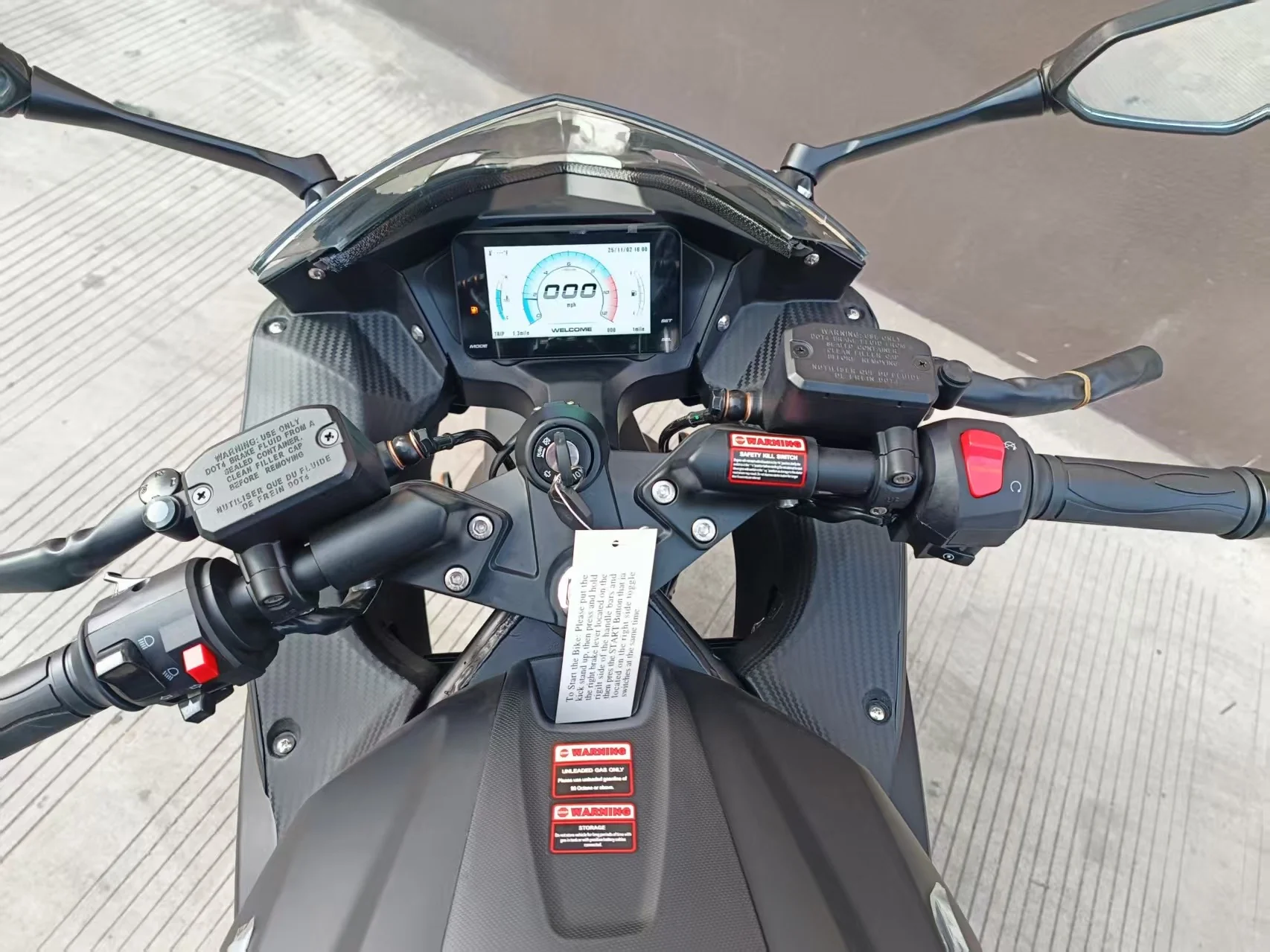 Venom x22GT | 250cc Motorcycle | Ninja | Automatic Transmission - Image 6